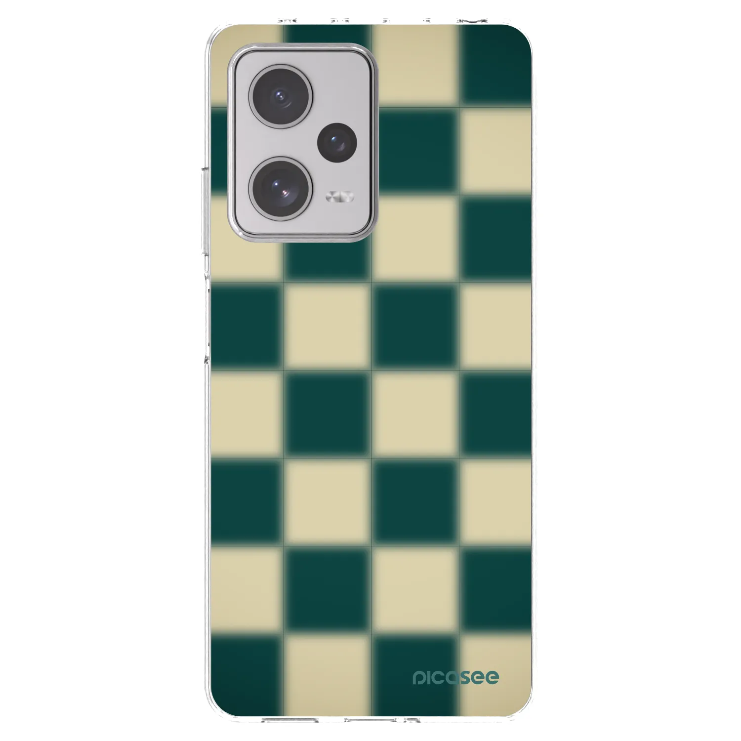 Picasee silikonový průhledný obal pro Xiaomi Redmi Note 12 Pro+ 5G - Shadow Chess