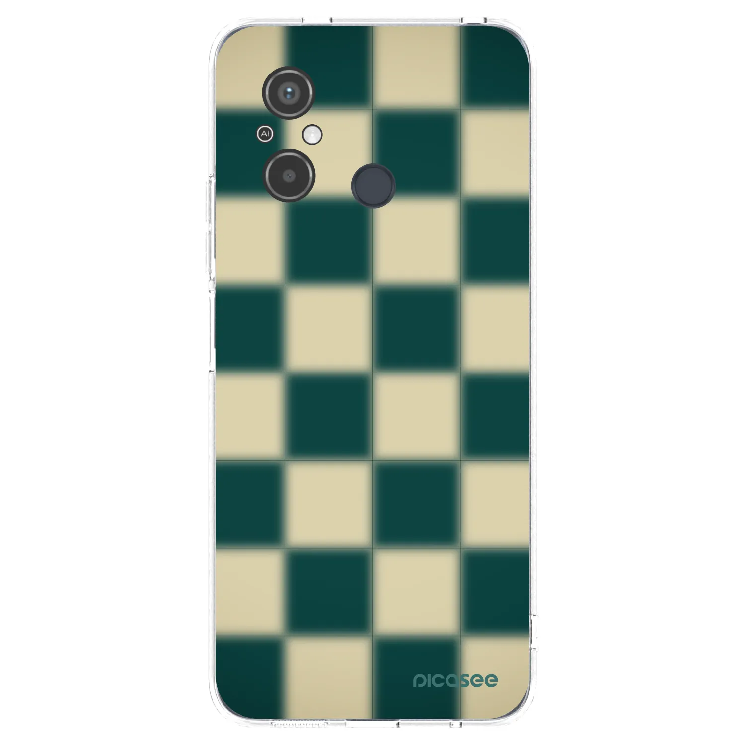 Picasee silikonový průhledný obal pro Xiaomi Redmi 12C - Shadow Chess