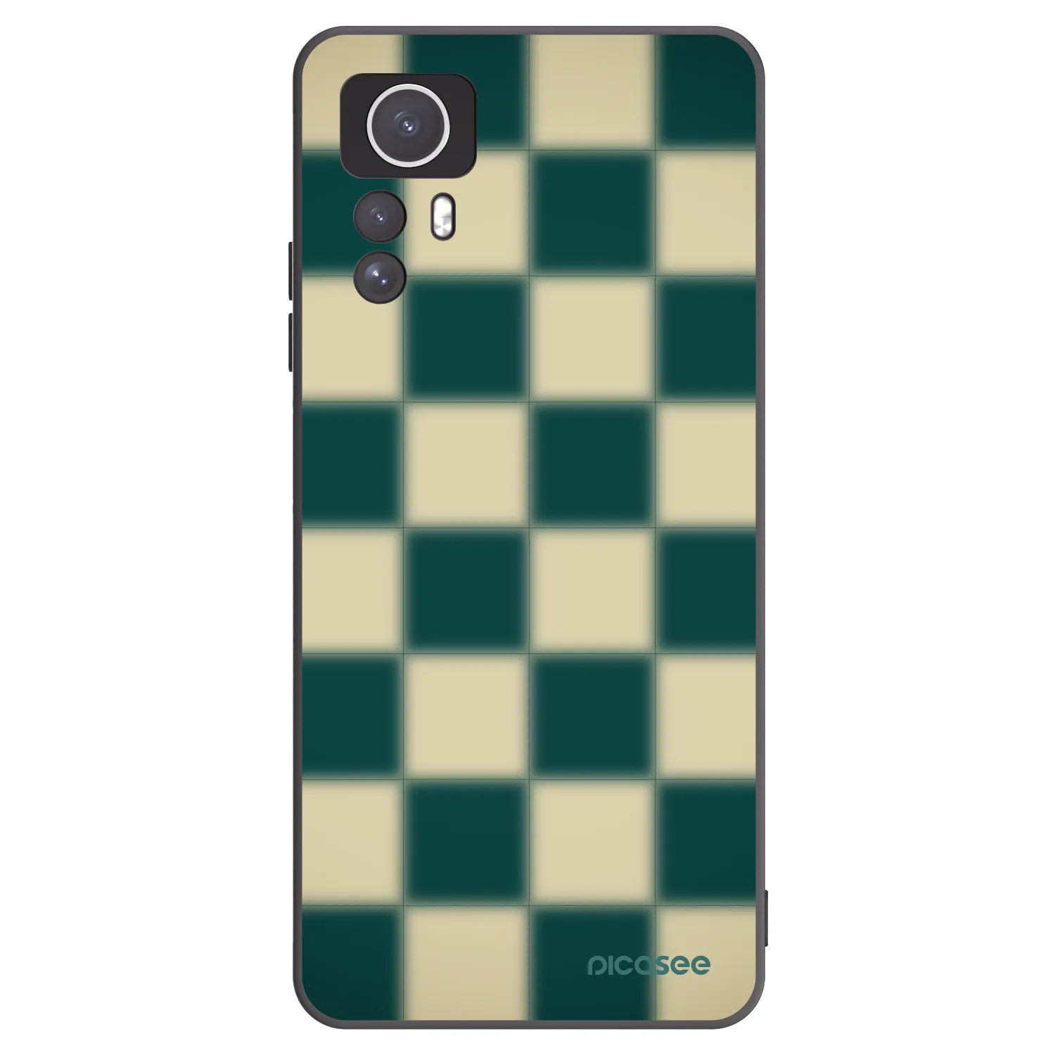 Picasee silikonový černý obal pro Xiaomi Redmi Note 12S - Shadow Chess