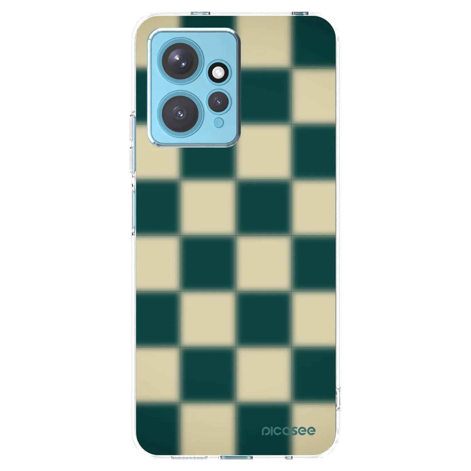 Picasee silikonový průhledný obal pro Xiaomi Redmi Note 12 4G - Shadow Chess