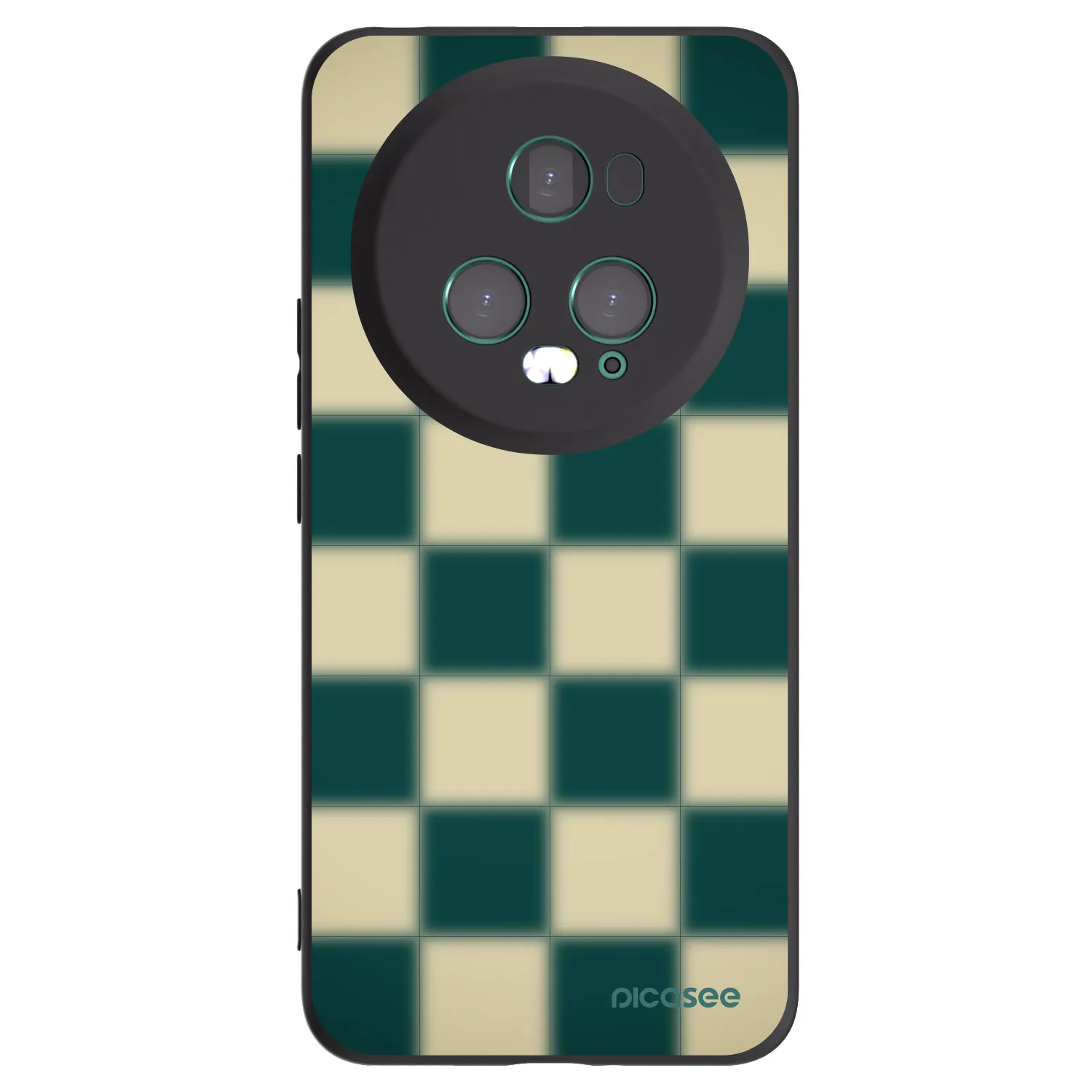 Picasee silikonový černý obal pro Honor Magic5 Pro - Shadow Chess