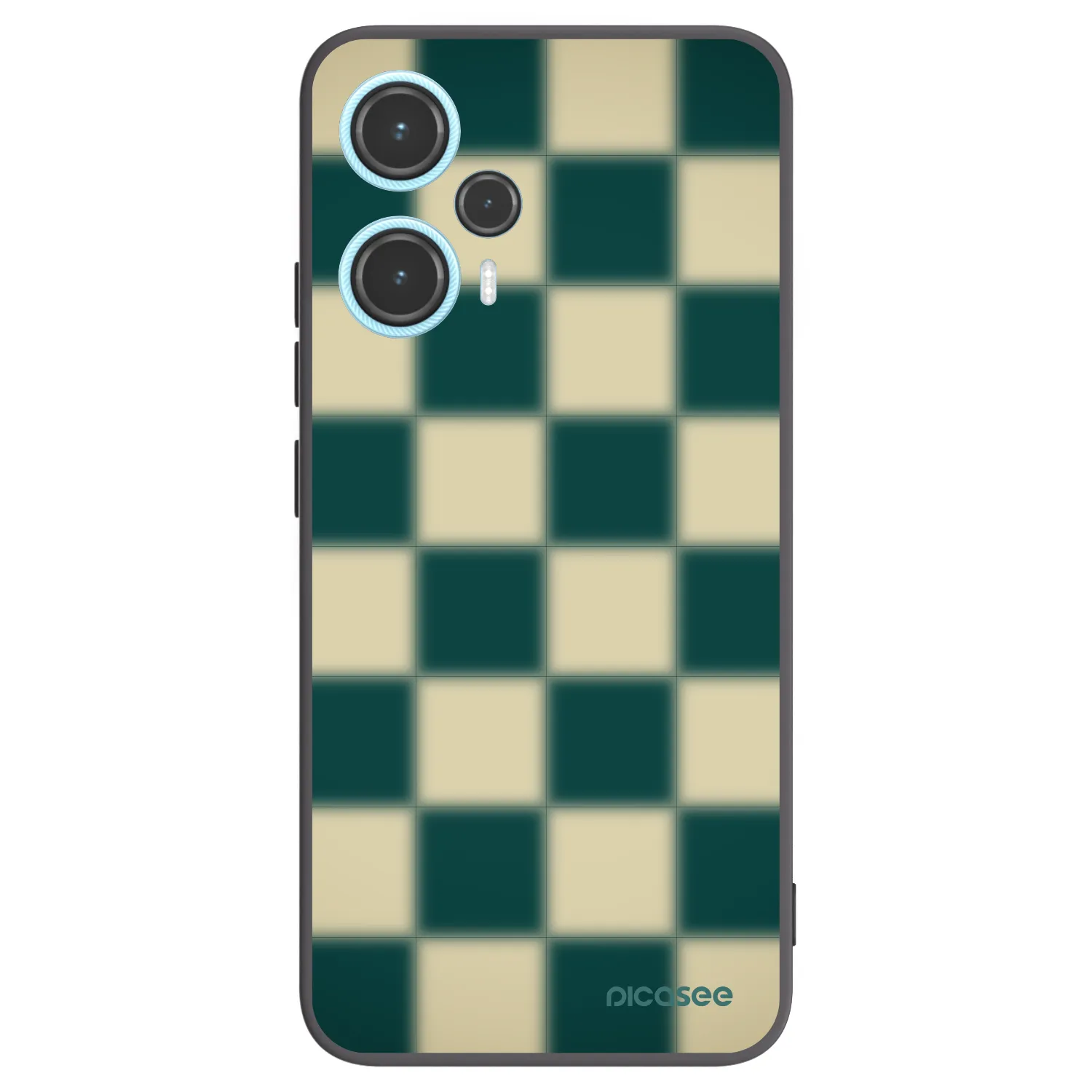 Picasee silikonový černý obal pro Xiaomi Poco F5 - Shadow Chess