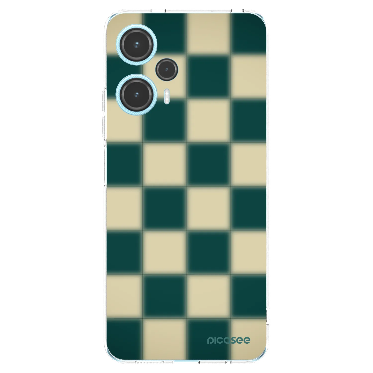 Picasee silikonový průhledný obal pro Xiaomi Poco F5 - Shadow Chess