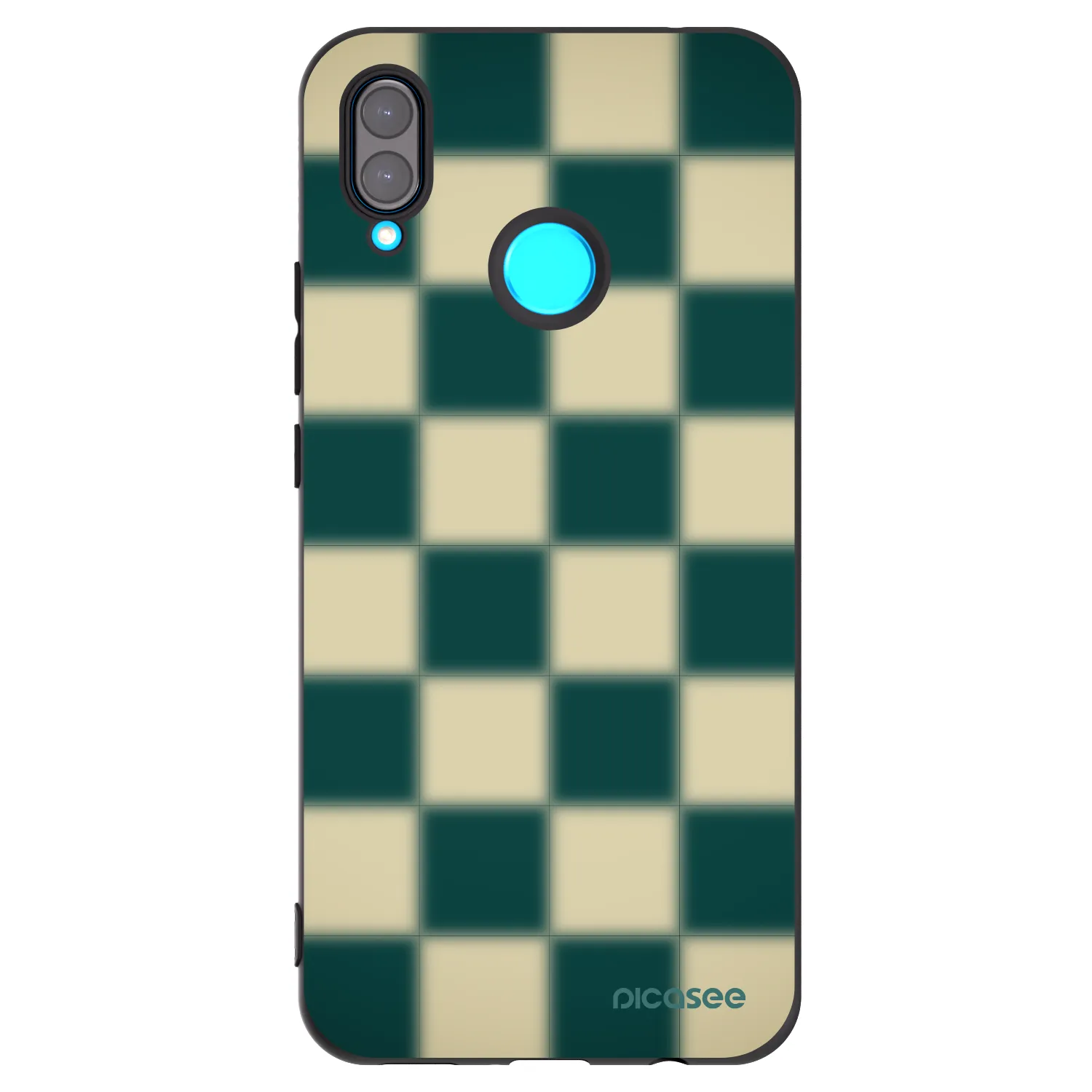 Picasee silikonový černý obal pro Huawei Nova 3i - Shadow Chess