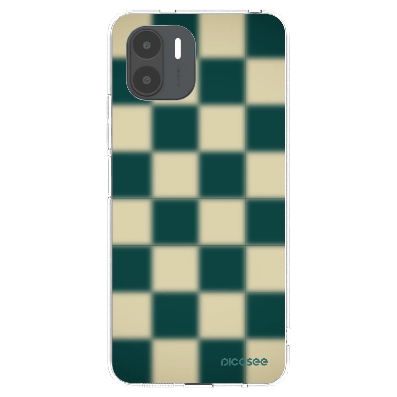 Picasee silikonový průhledný obal pro Xiaomi Redmi A2 - Shadow Chess