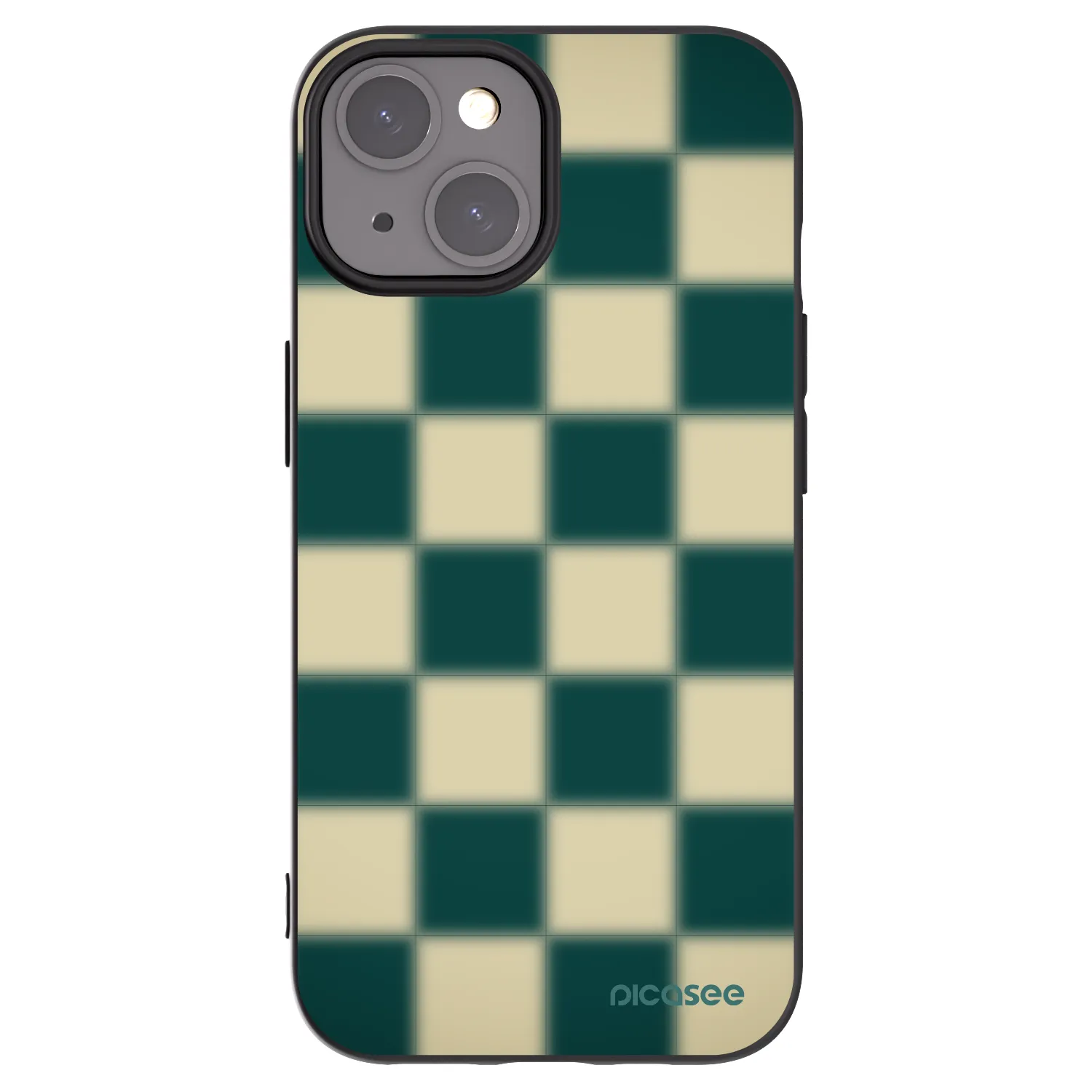 Picasee silikonový černý obal pro Apple iPhone 15 - Shadow Chess