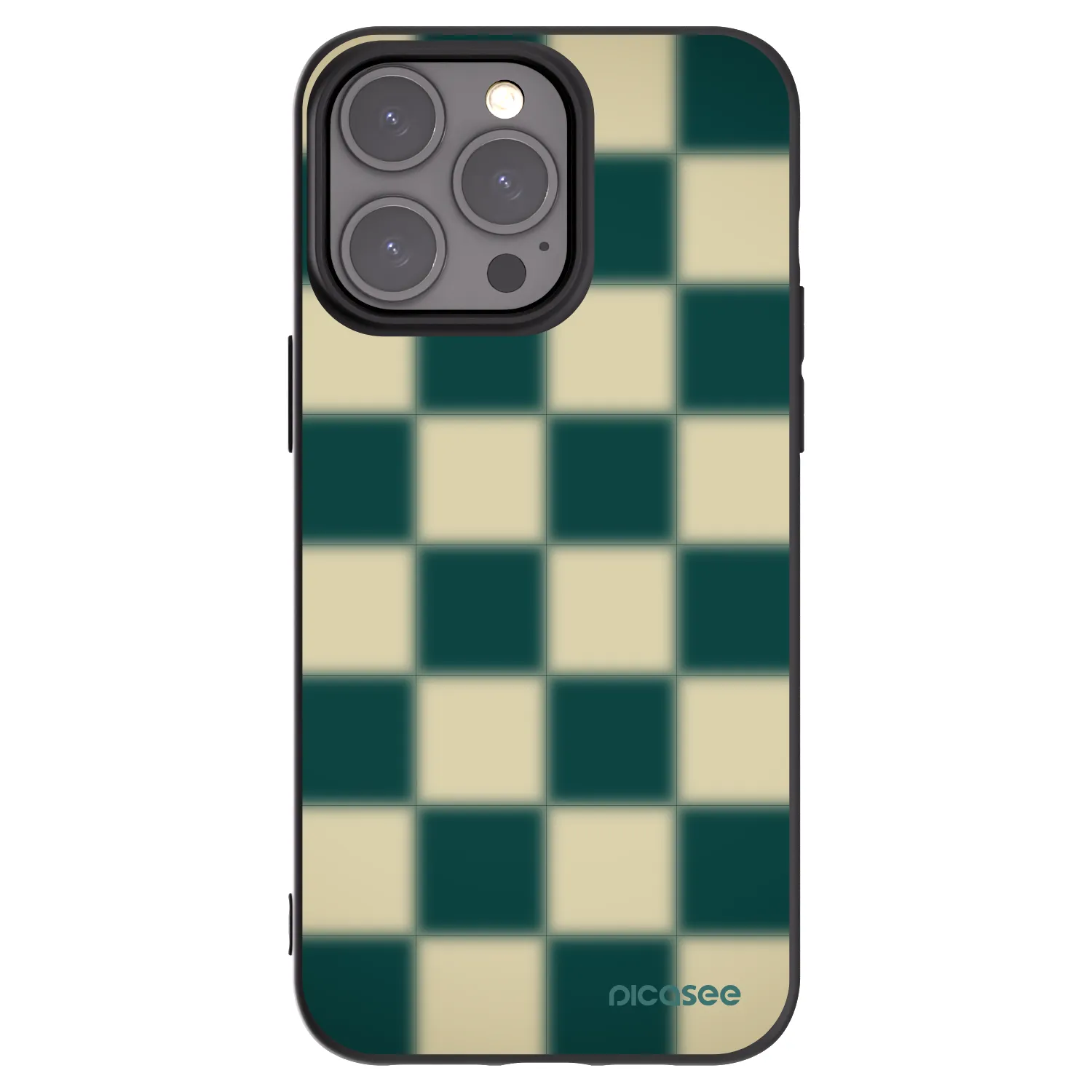 Picasee silikonový černý obal pro Apple iPhone 15 Pro Max - Shadow Chess
