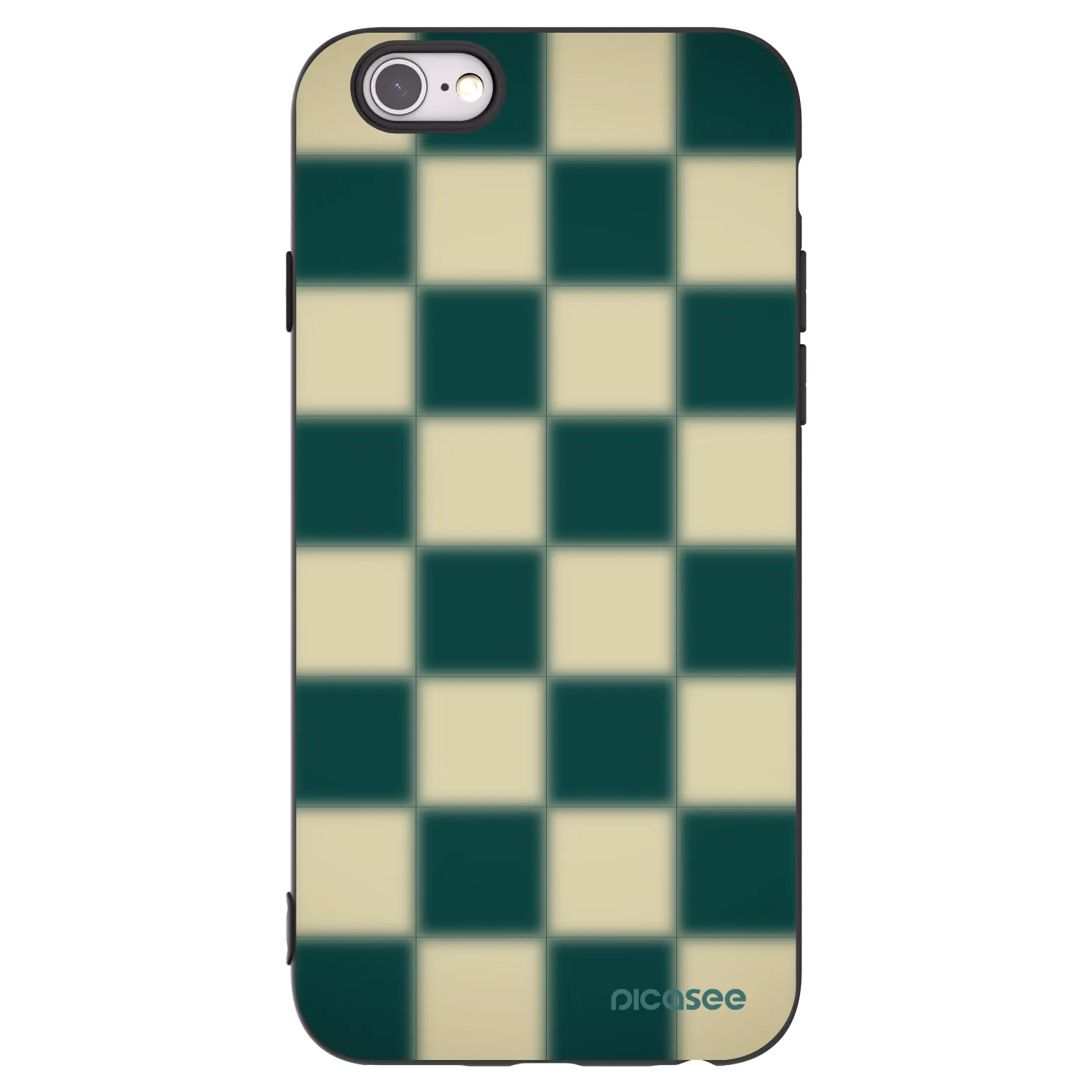 Picasee silikonový černý obal pro Apple iPhone 6/6S - Shadow Chess