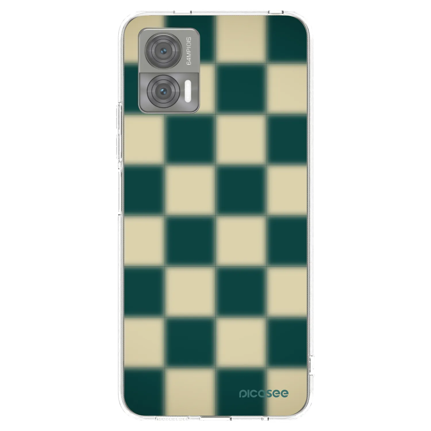 Picasee silikonový průhledný obal pro Motorola Edge 30 Neo - Shadow Chess