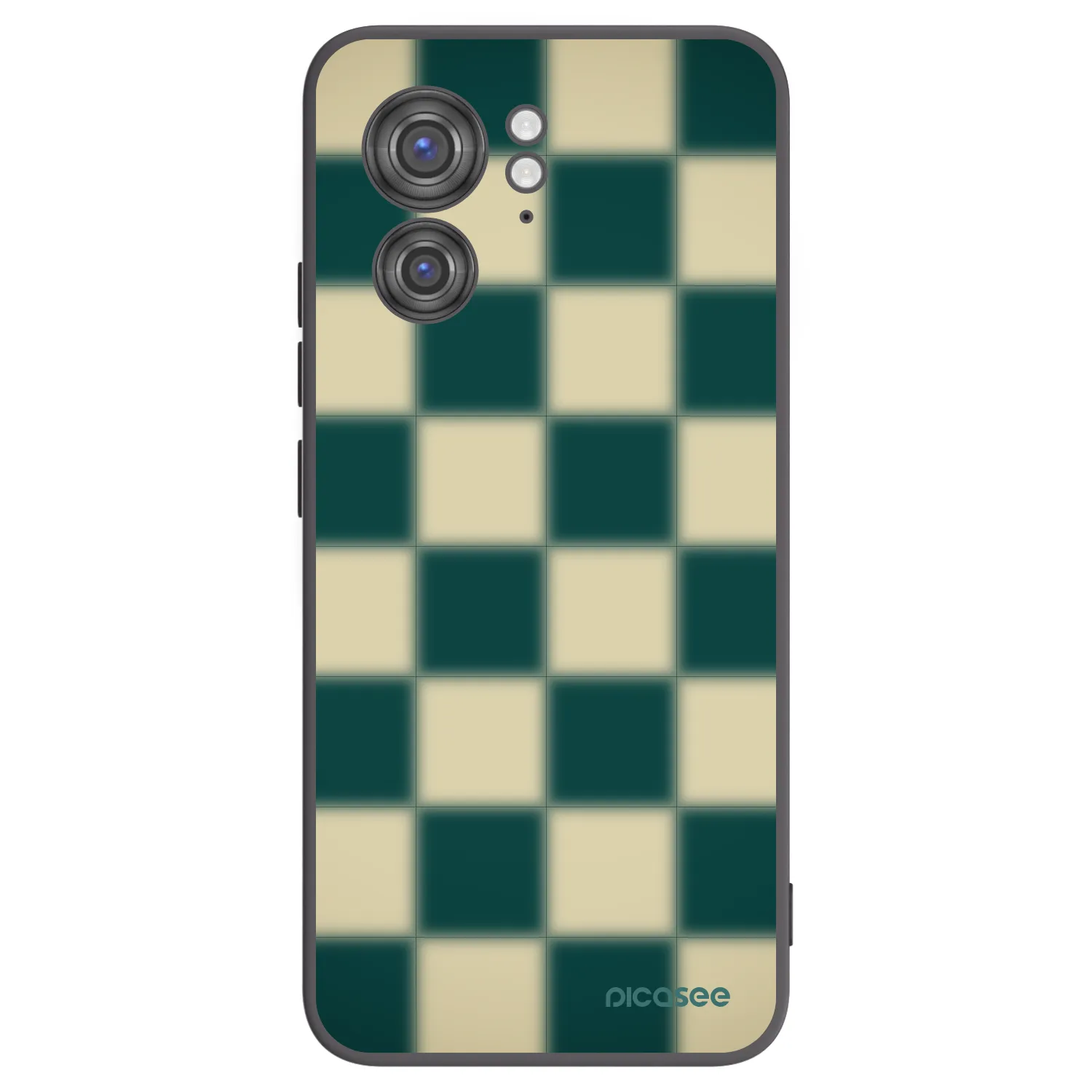 Picasee silikonový černý obal pro Motorola Edge 40 - Shadow Chess