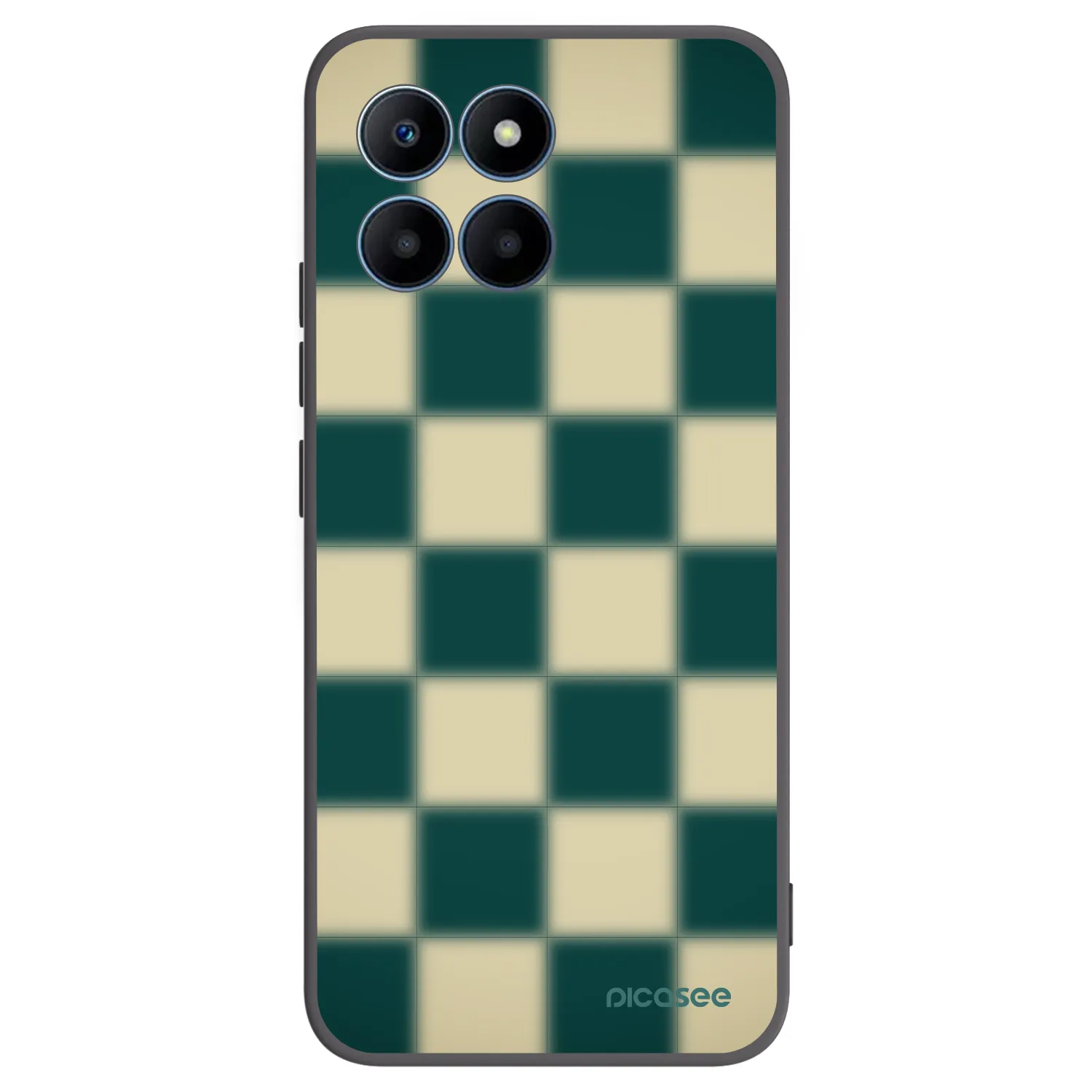 Picasee silikonový černý obal pro Honor 70 Lite - Shadow Chess