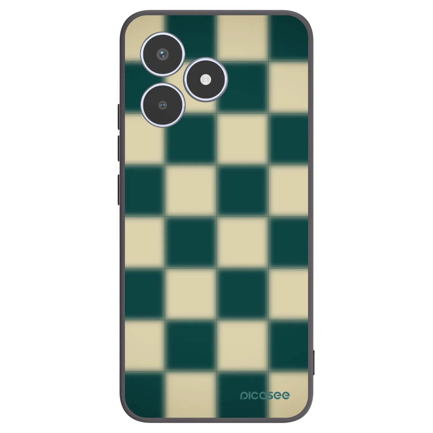 Picasee silikonový černý obal pro Realme C53 - Shadow Chess