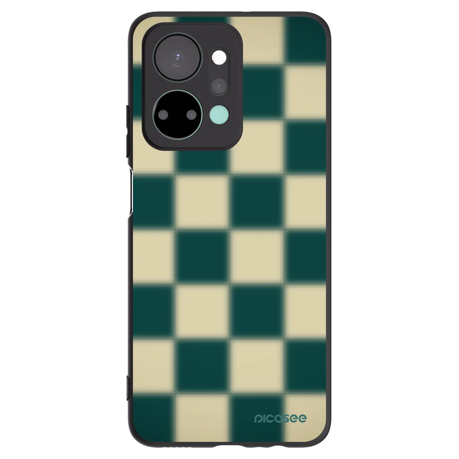 Picasee silikonový černý obal pro Honor X7a - Shadow Chess
