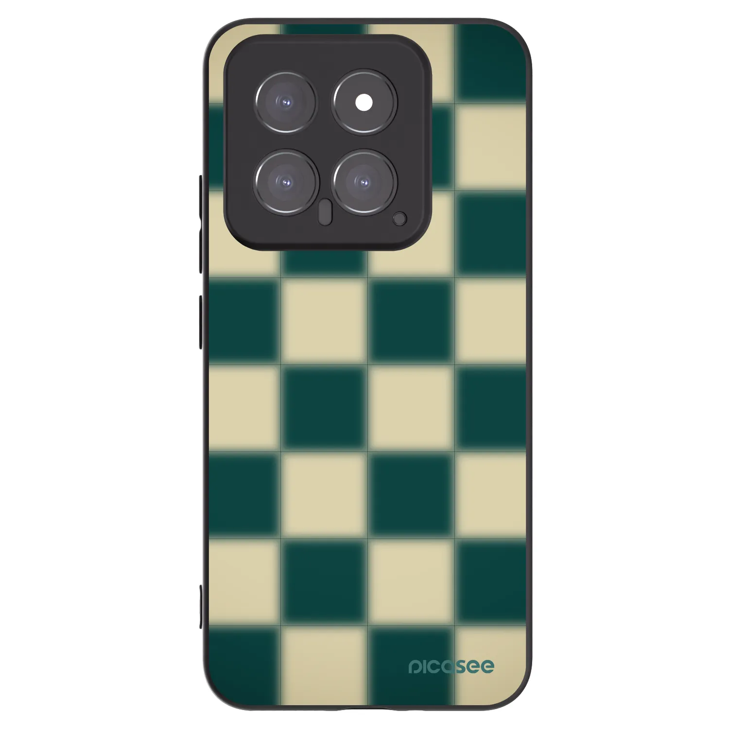 Picasee silikonový černý obal pro Xiaomi 14 - Shadow Chess