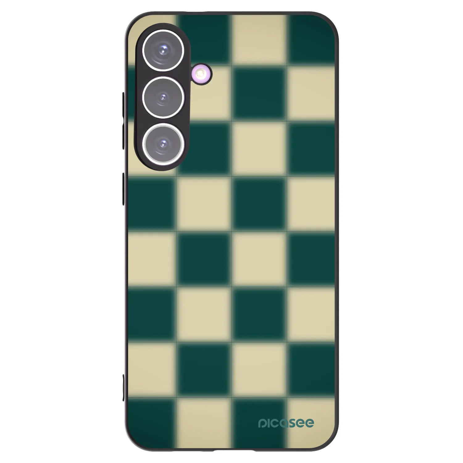 Picasee silikonový černý obal pro Samsung Galaxy S24+ S926B 5G - Shadow Chess