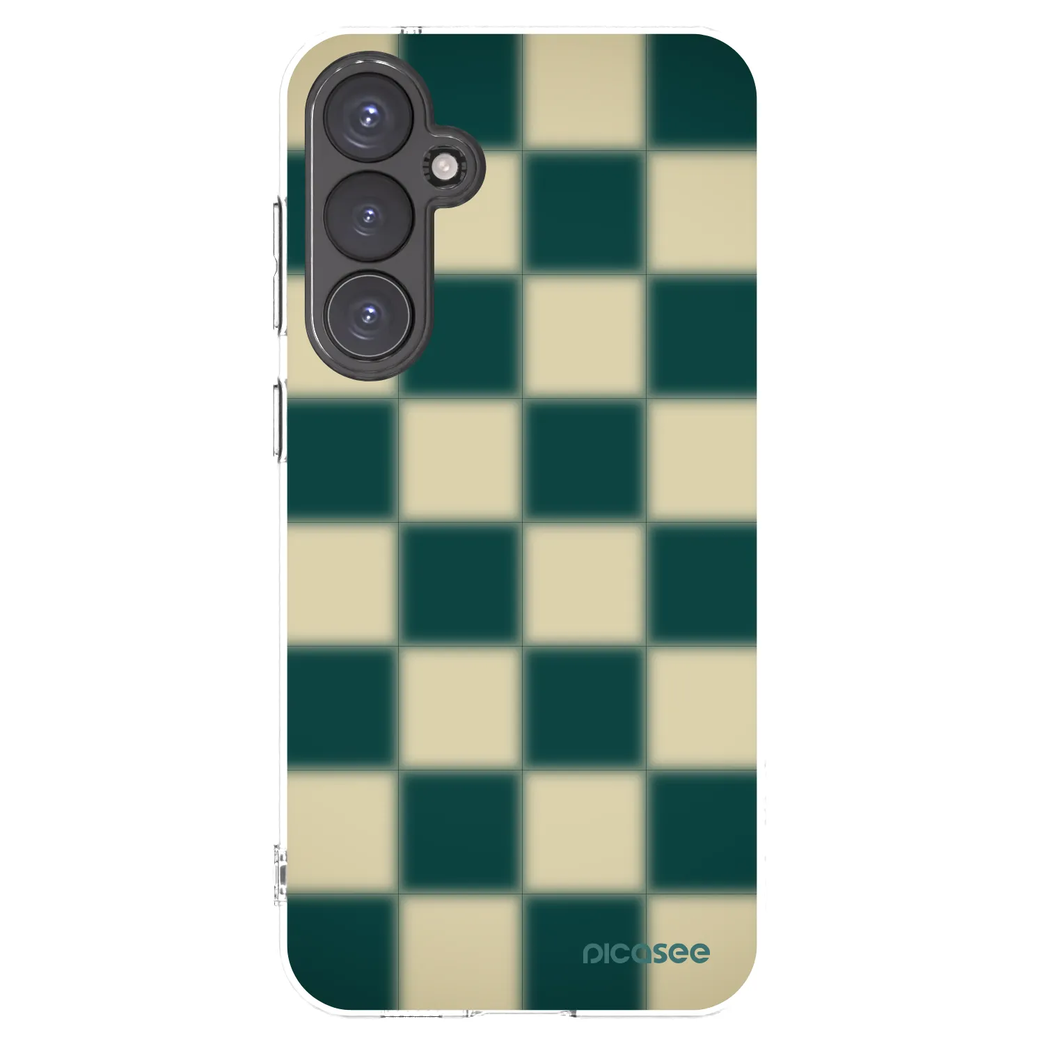 Picasee silikonový průhledný obal pro Samsung Galaxy S23 FE S711B - Shadow Chess