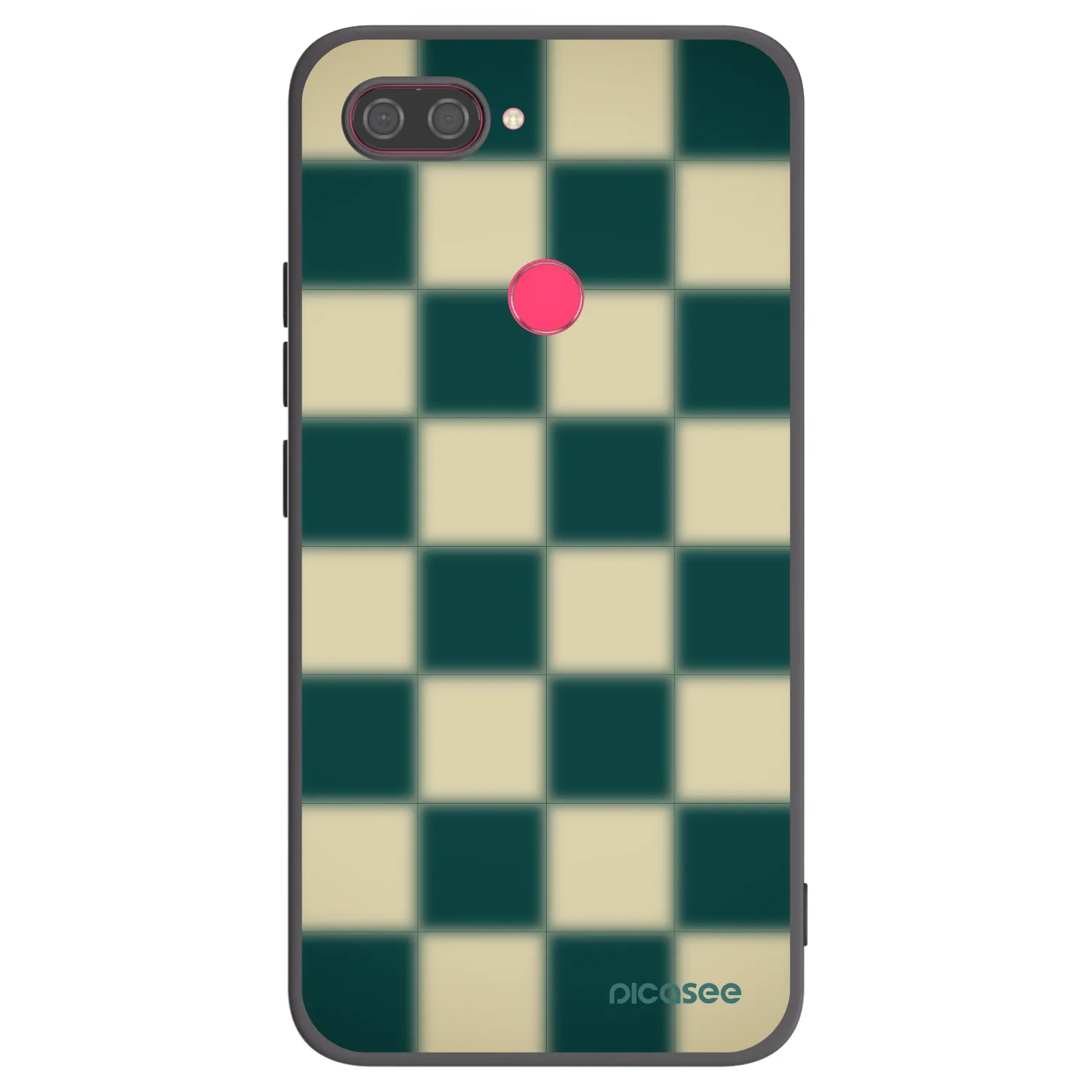Picasee silikonový černý obal pro Xiaomi Mi 8 Lite - Shadow Chess