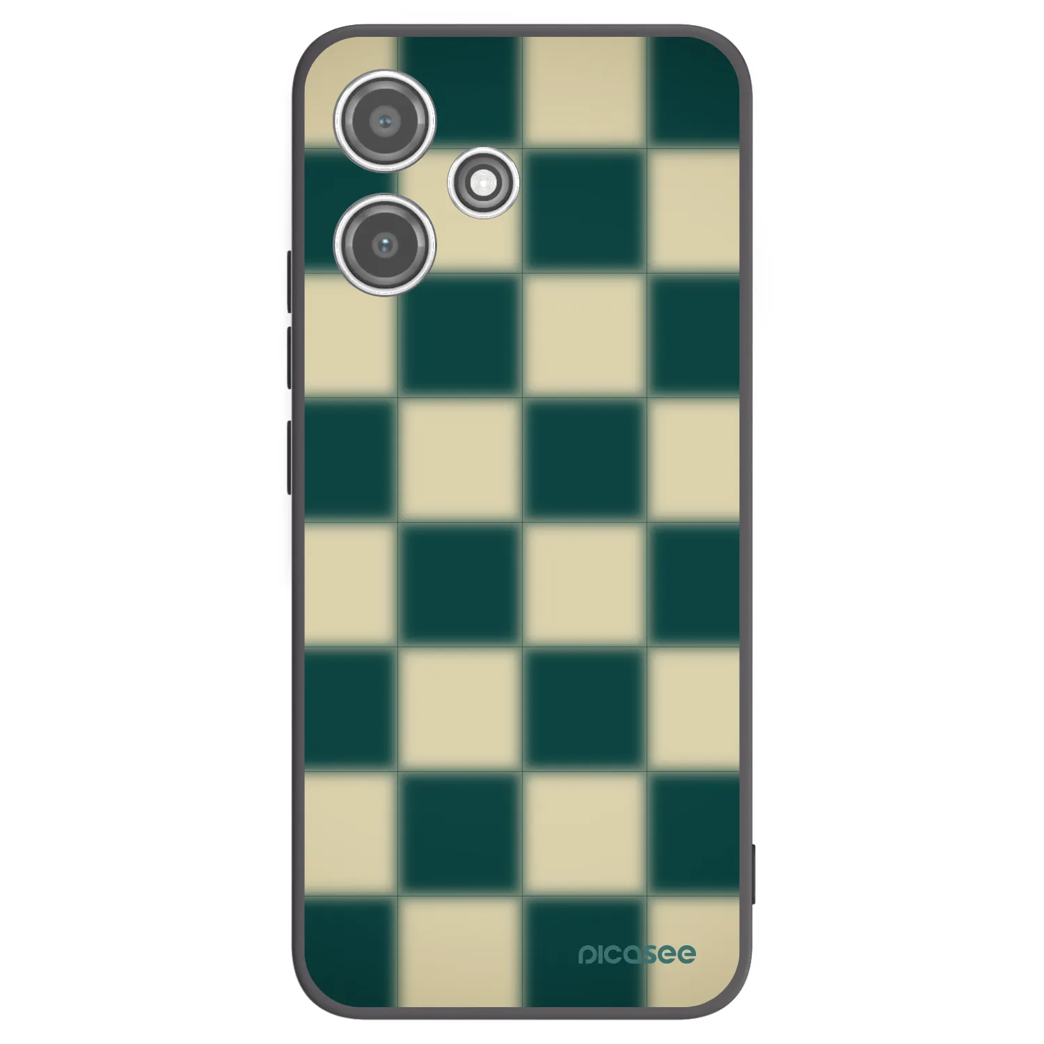 Picasee silikonový černý obal pro Xiaomi Redmi 12 5G - Shadow Chess
