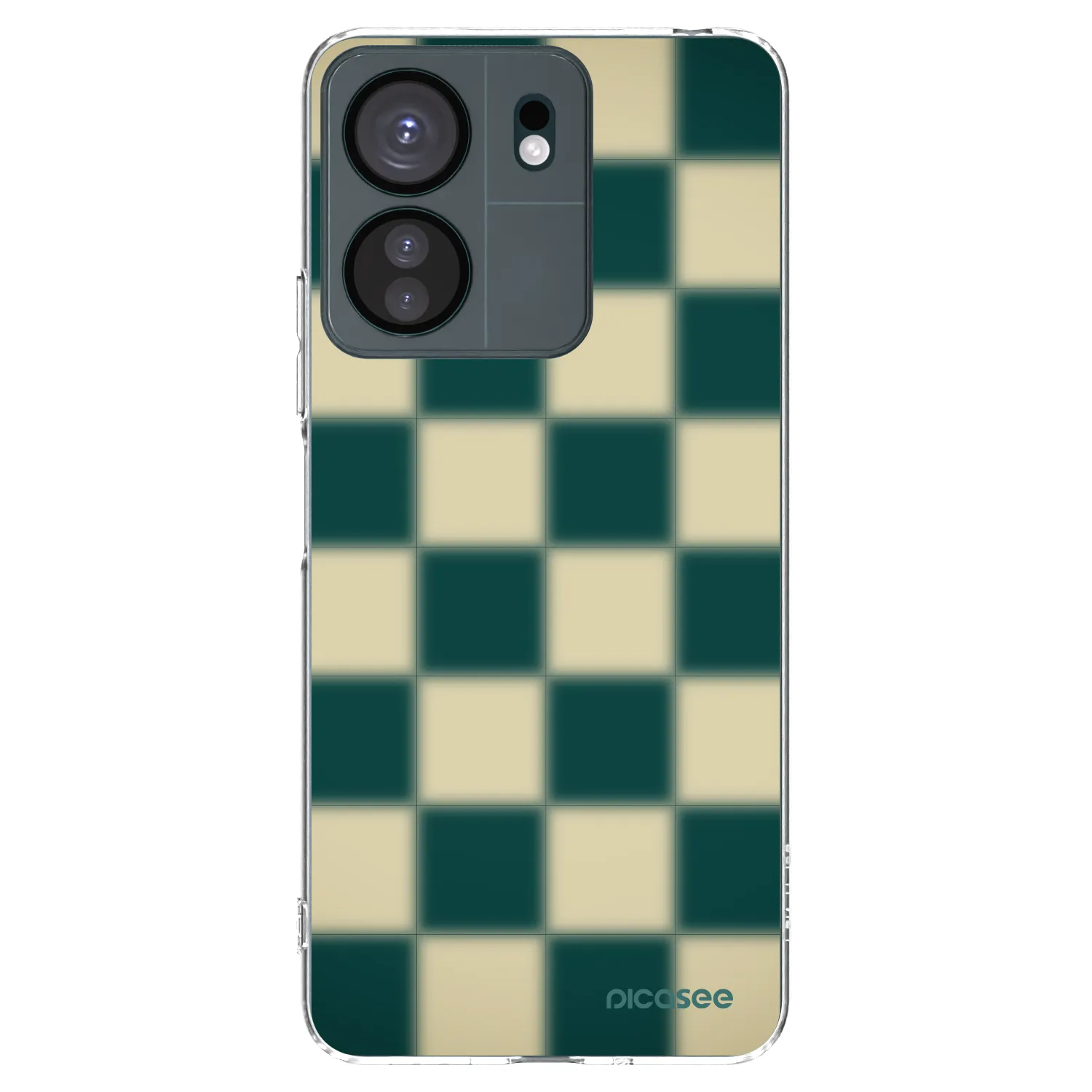 Picasee silikonový průhledný obal pro Xiaomi Redmi 13C 4G - Shadow Chess