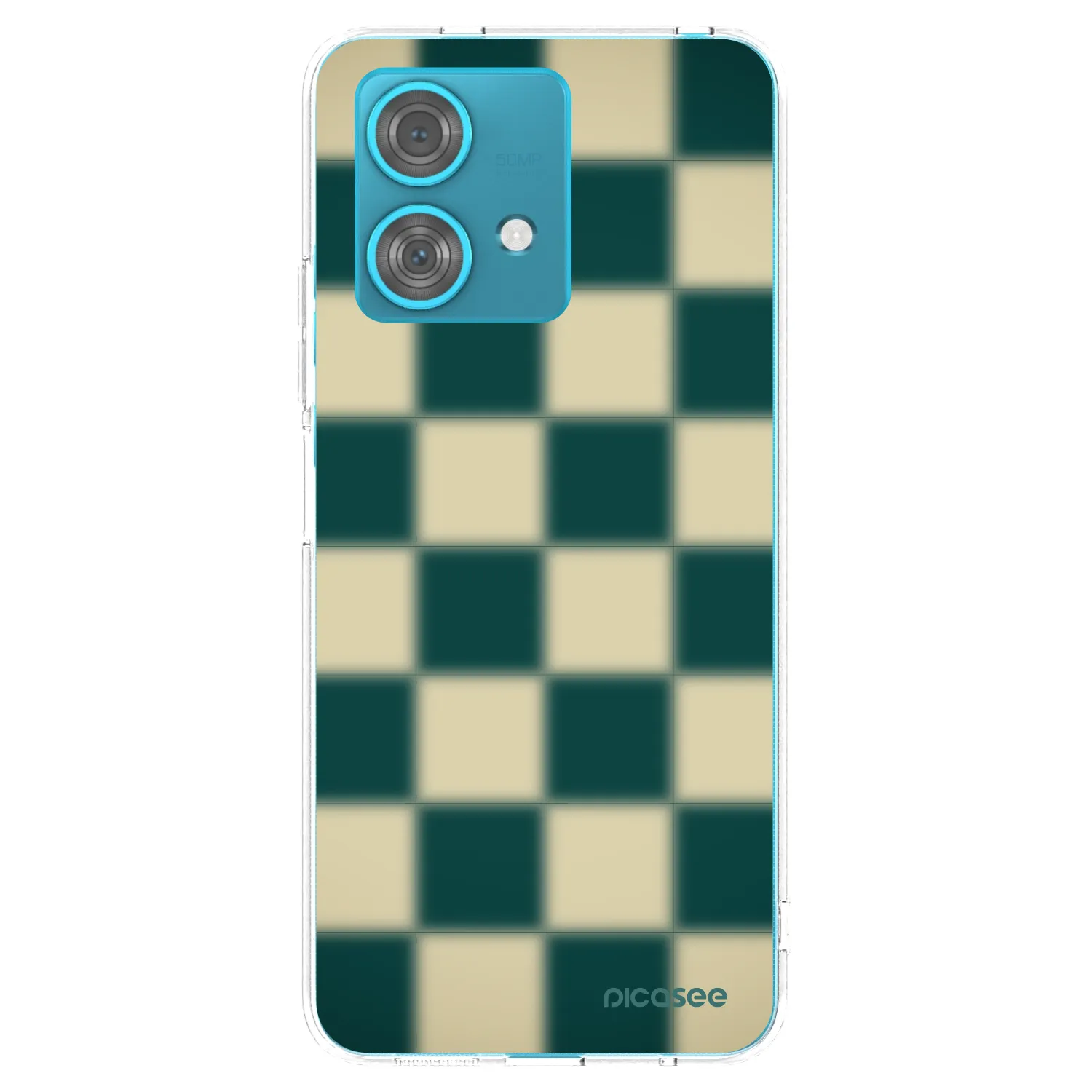 Picasee silikonový průhledný obal pro Motorola Edge 40 Neo - Shadow Chess