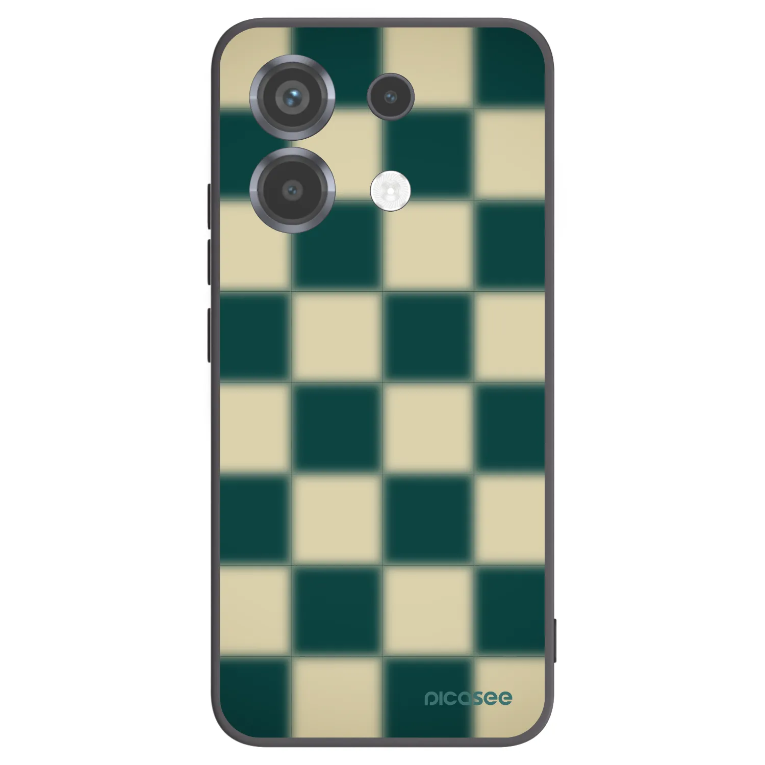 Picasee silikonový černý obal pro Xiaomi Poco X6 - Shadow Chess