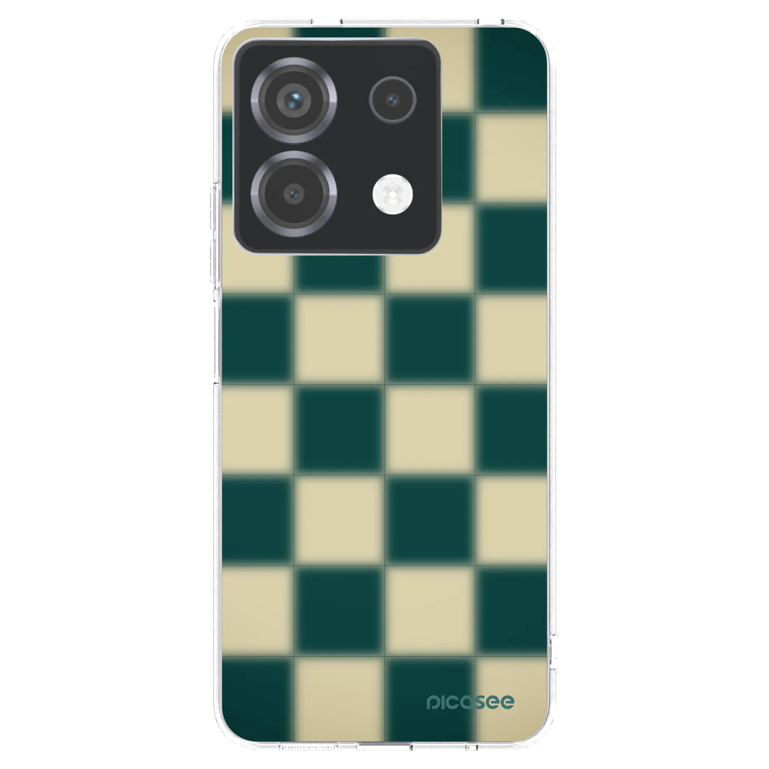Picasee silikonový průhledný obal pro Xiaomi Poco X6 - Shadow Chess