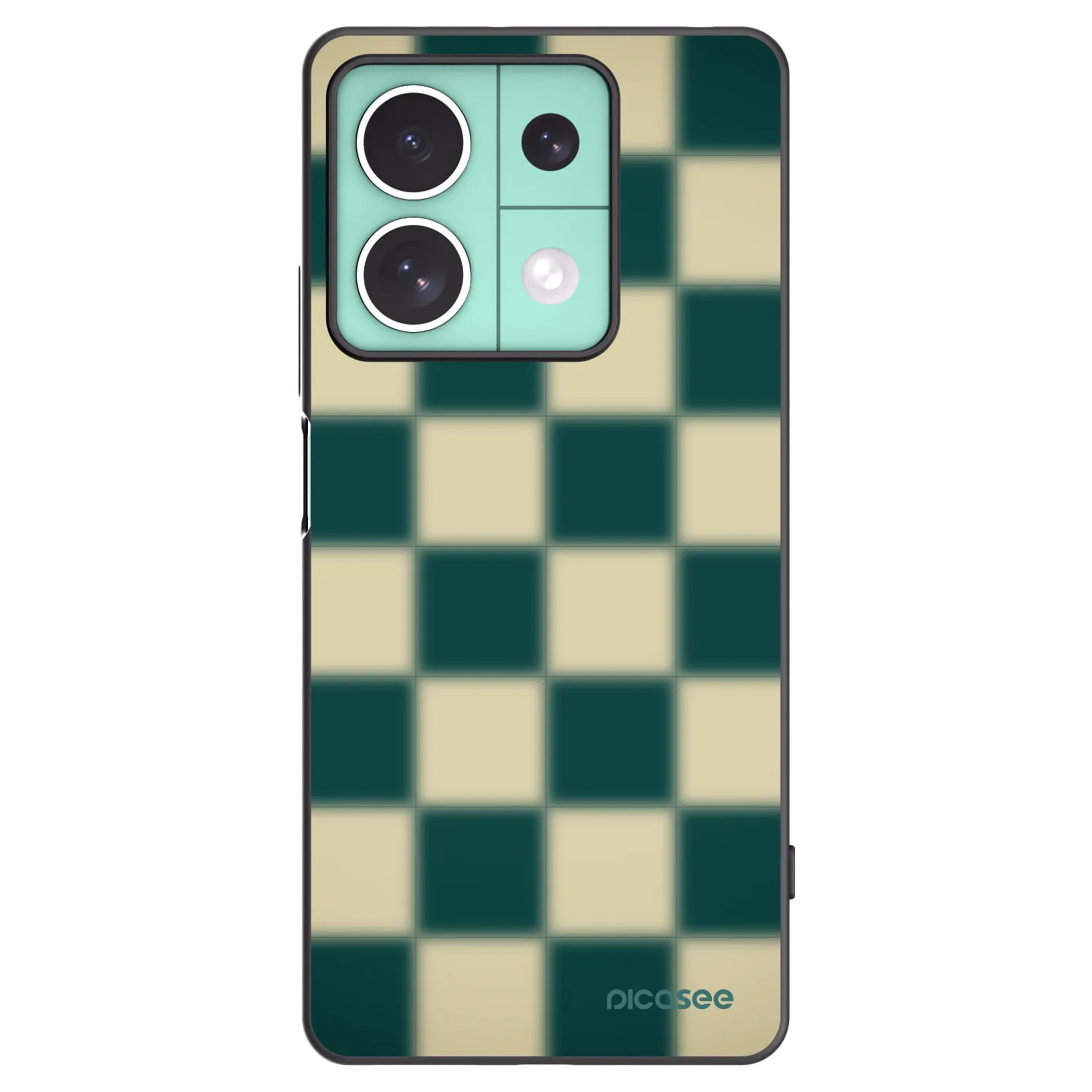 Picasee silikonový černý obal pro Xiaomi Redmi Note 13 5G - Shadow Chess