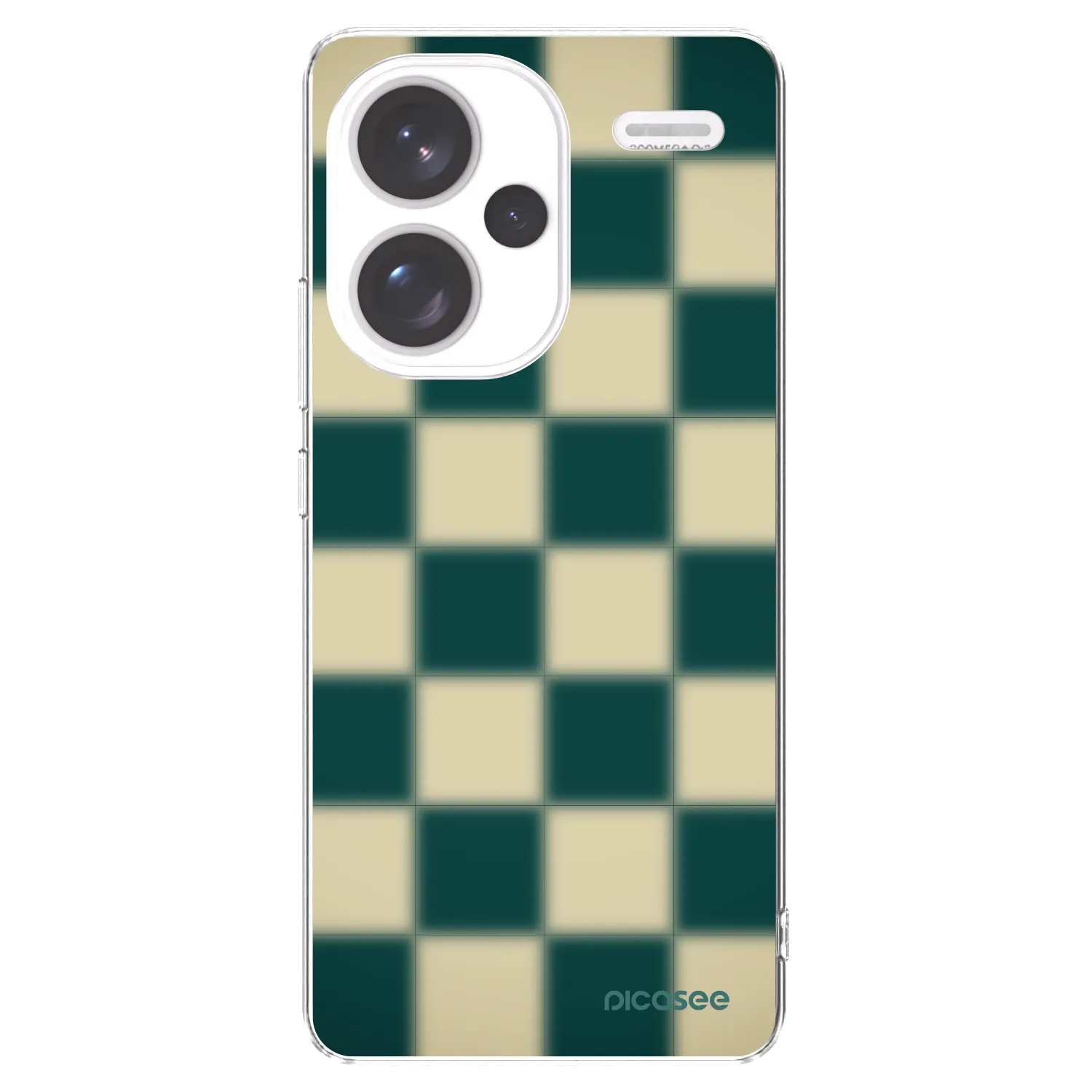 Picasee silikonový průhledný obal pro Xiaomi Redmi Note 13 Pro+ 5G - Shadow Chess