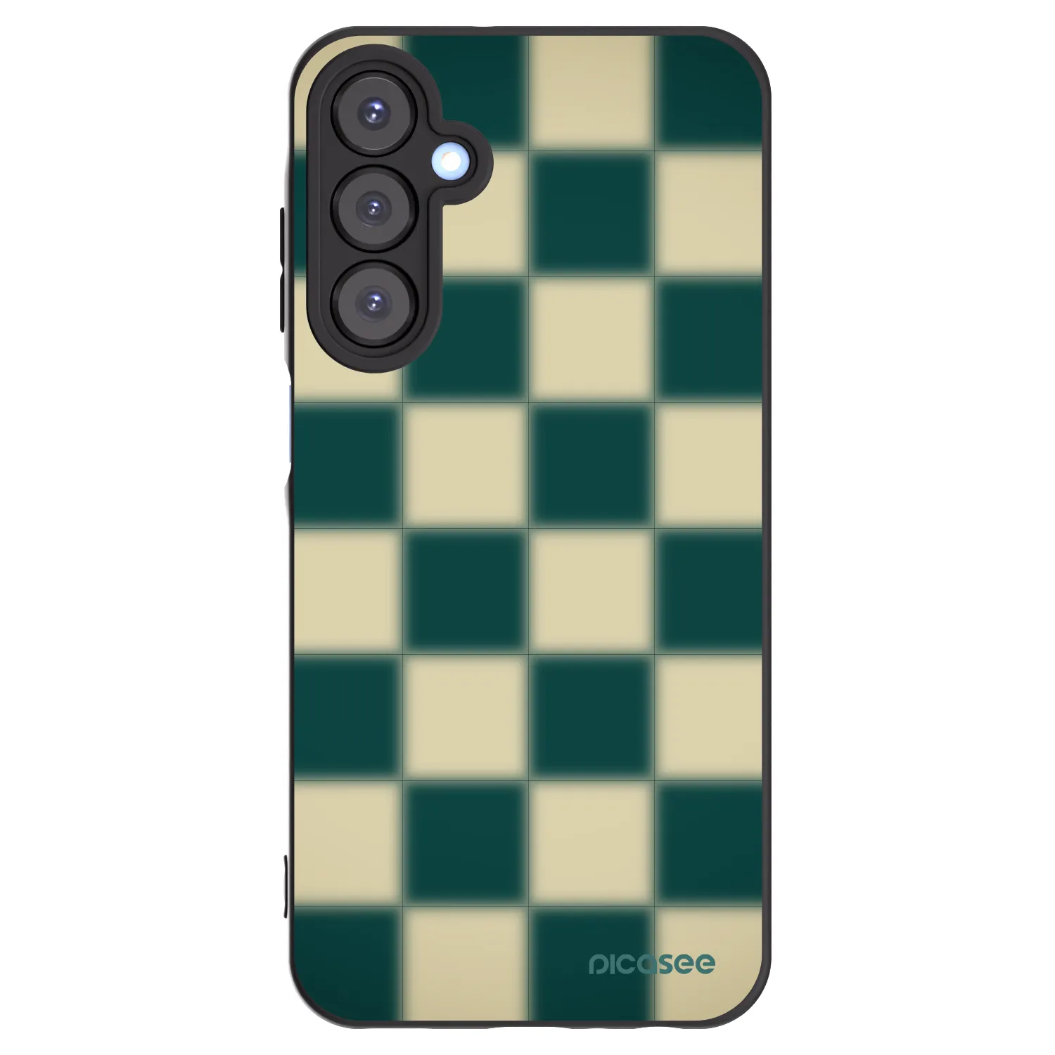 Picasee silikonový černý obal pro Samsung Galaxy A25 A256B 5G - Shadow Chess