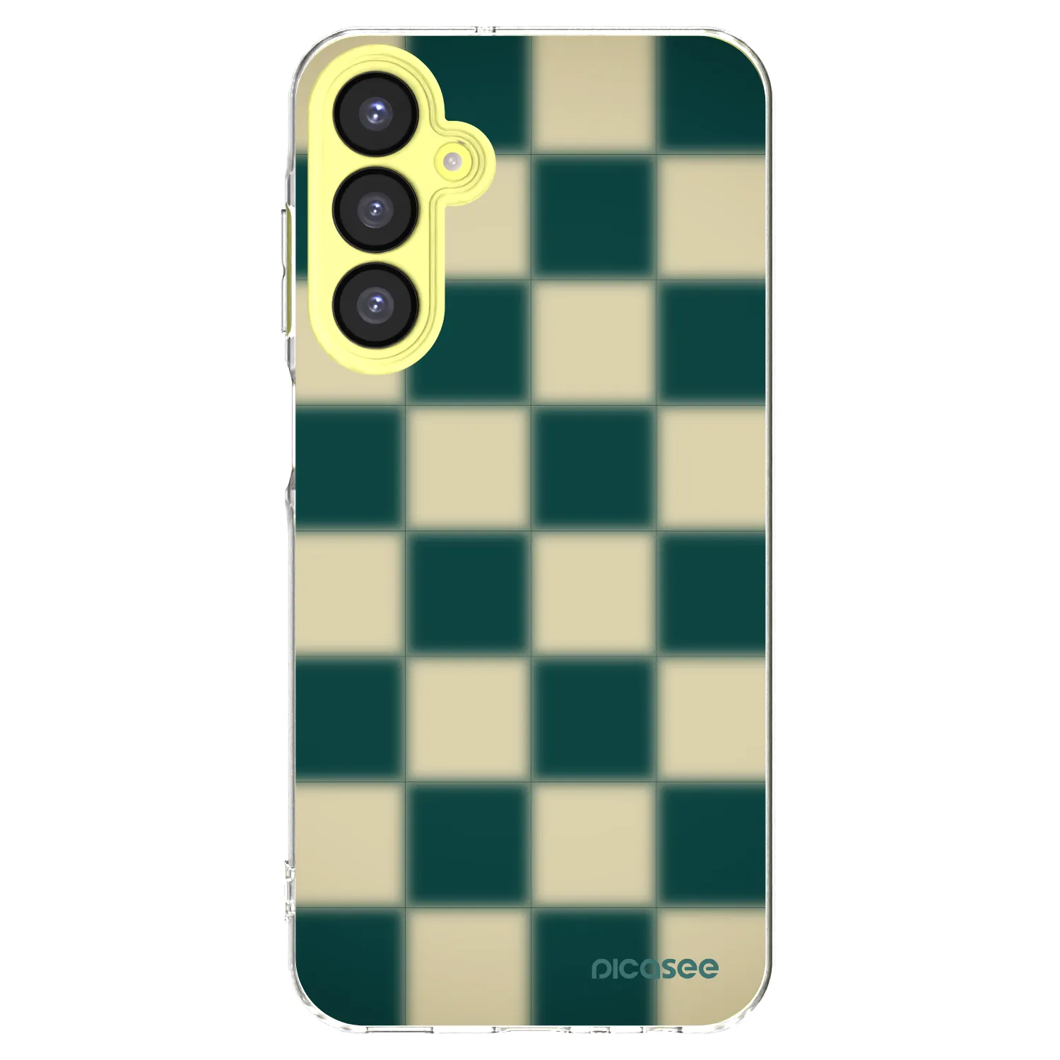 Picasee silikonový průhledný obal pro Samsung Galaxy A25 A256B 5G - Shadow Chess