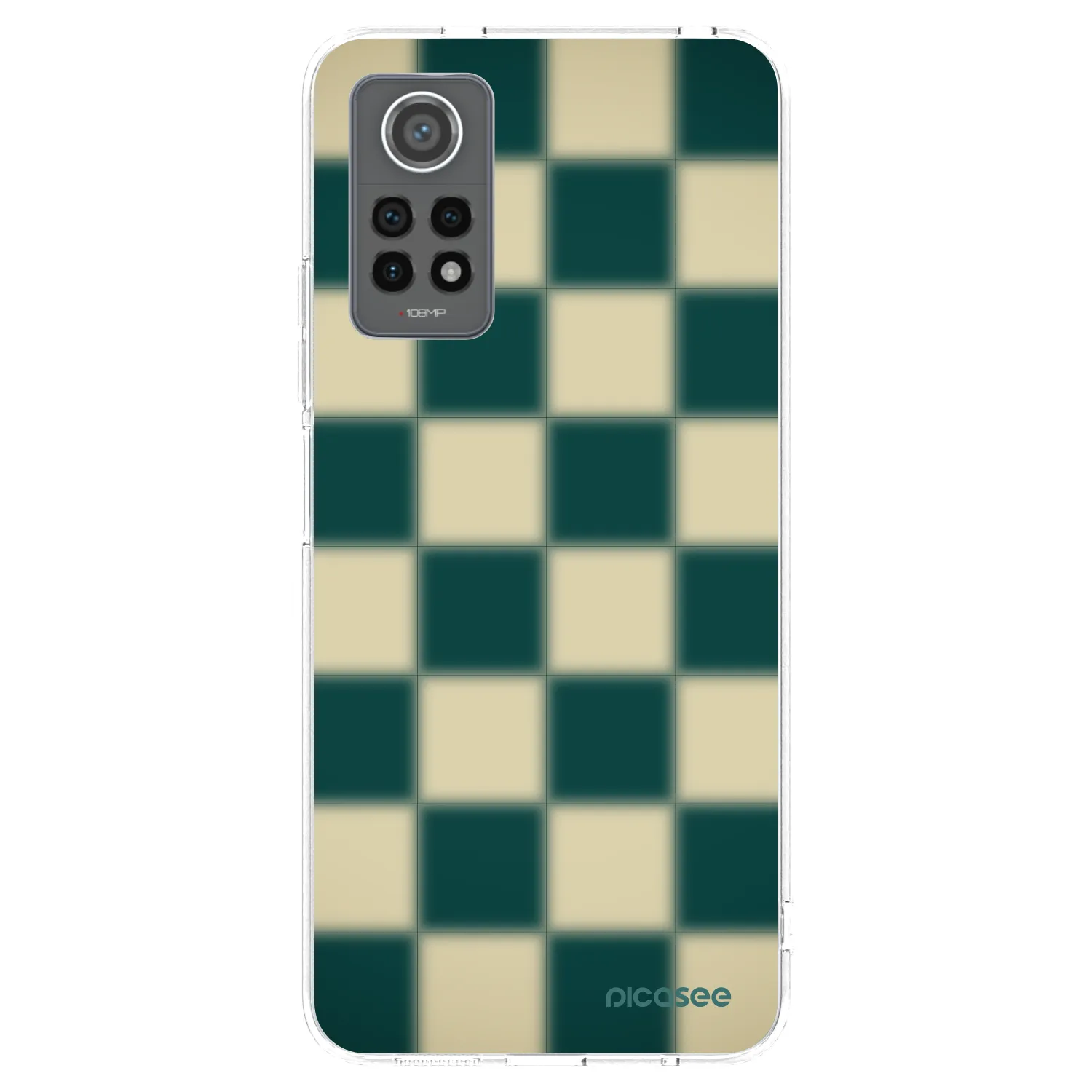 Picasee silikonový průhledný obal pro Xiaomi Redmi Note 12 Pro 4G - Shadow Chess