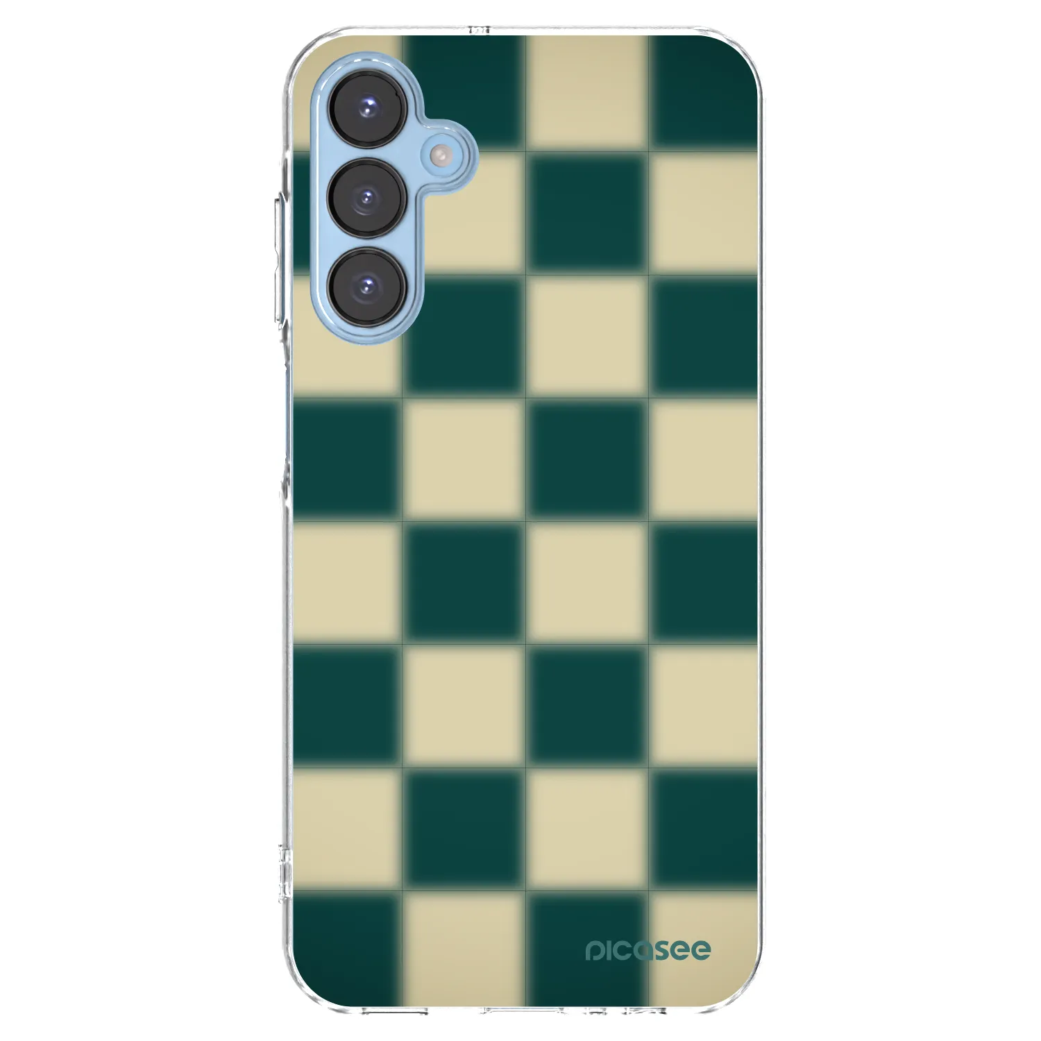 Picasee silikonový průhledný obal pro Samsung Galaxy A15 A156B 5G - Shadow Chess