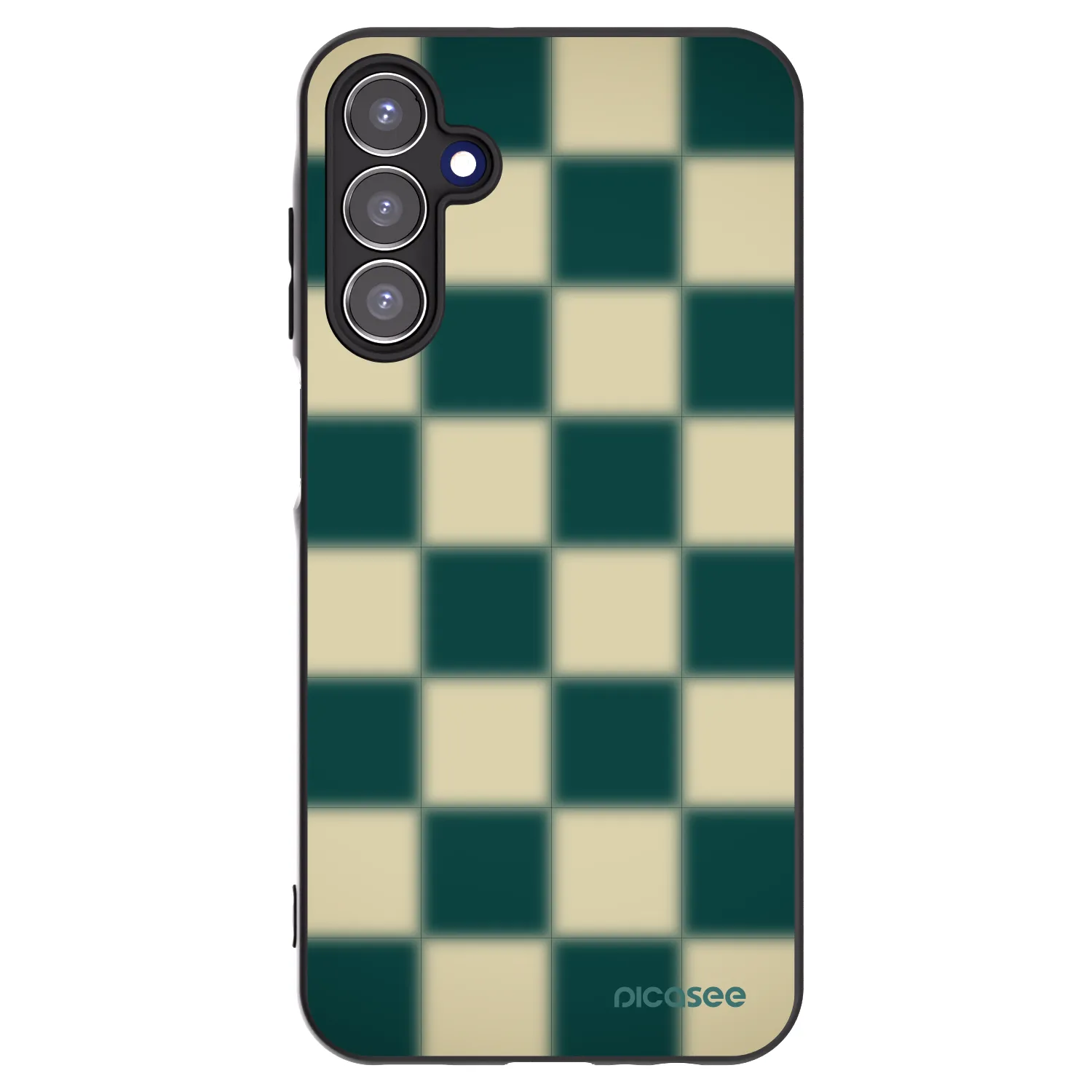 Picasee silikonový černý obal pro Samsung Galaxy A15 A155F 4G - Shadow Chess