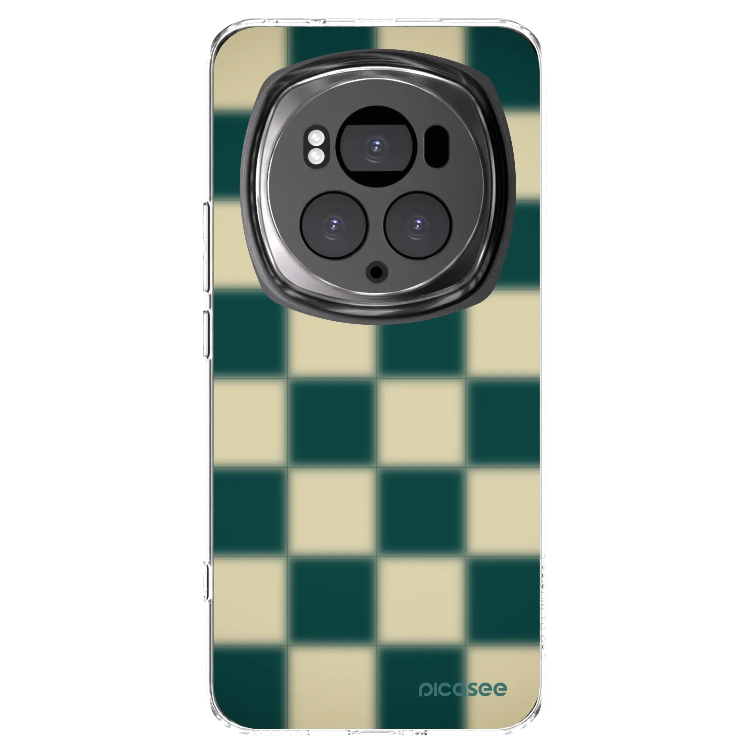 Picasee silikonový průhledný obal pro Honor Magic6 Pro - Shadow Chess