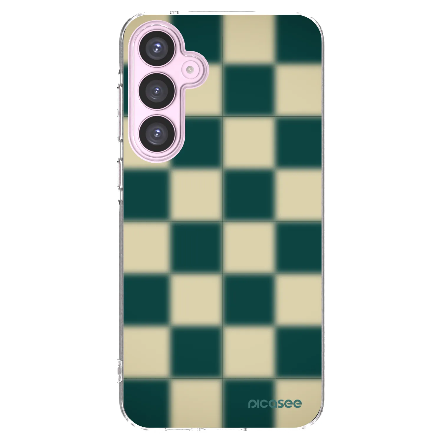 Picasee silikonový průhledný obal pro Samsung Galaxy A55 5G A556B - Shadow Chess