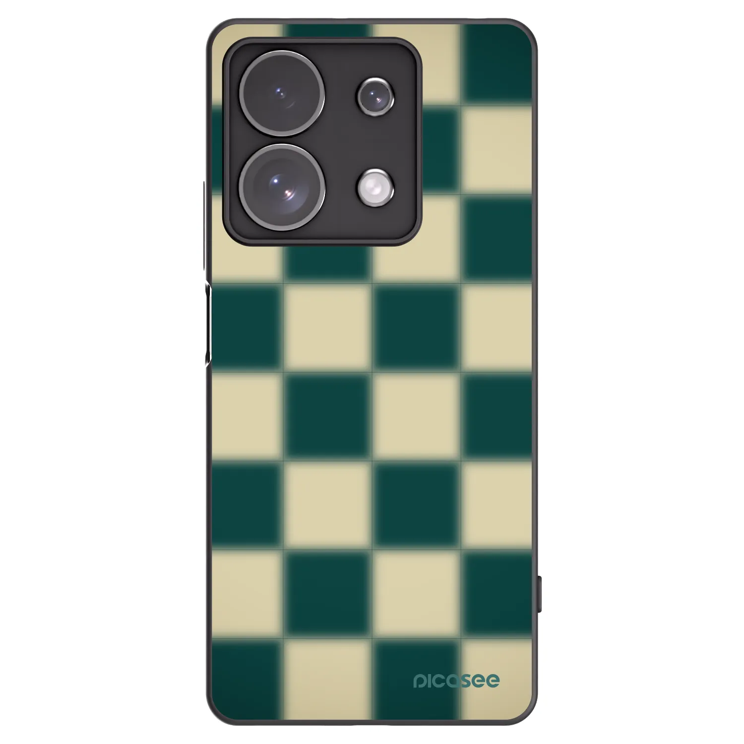 Picasee silikonový černý obal pro Xiaomi Redmi Note 13 Pro 4G - Shadow Chess