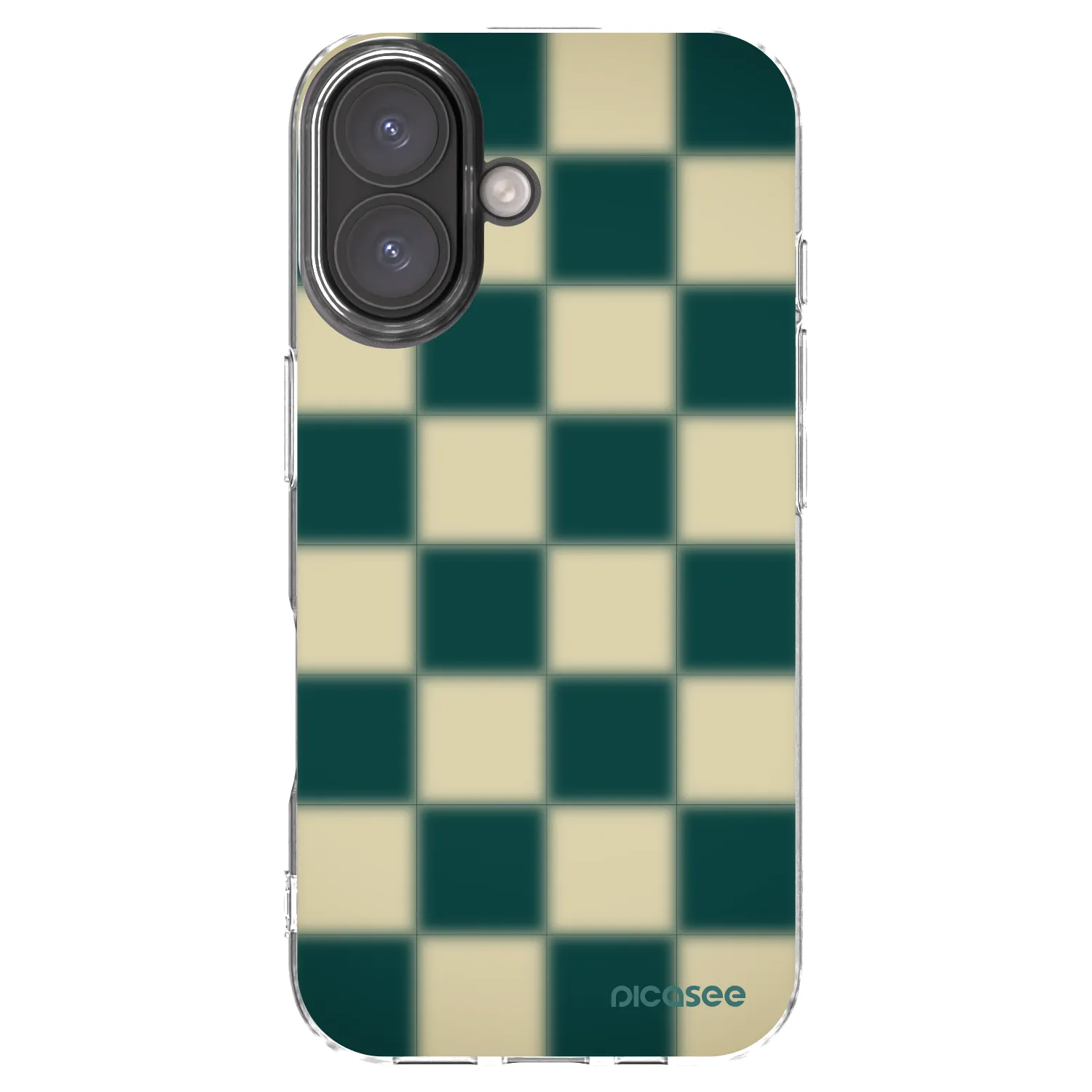 Picasee silikonový průhledný obal pro Apple iPhone 16 - Shadow Chess