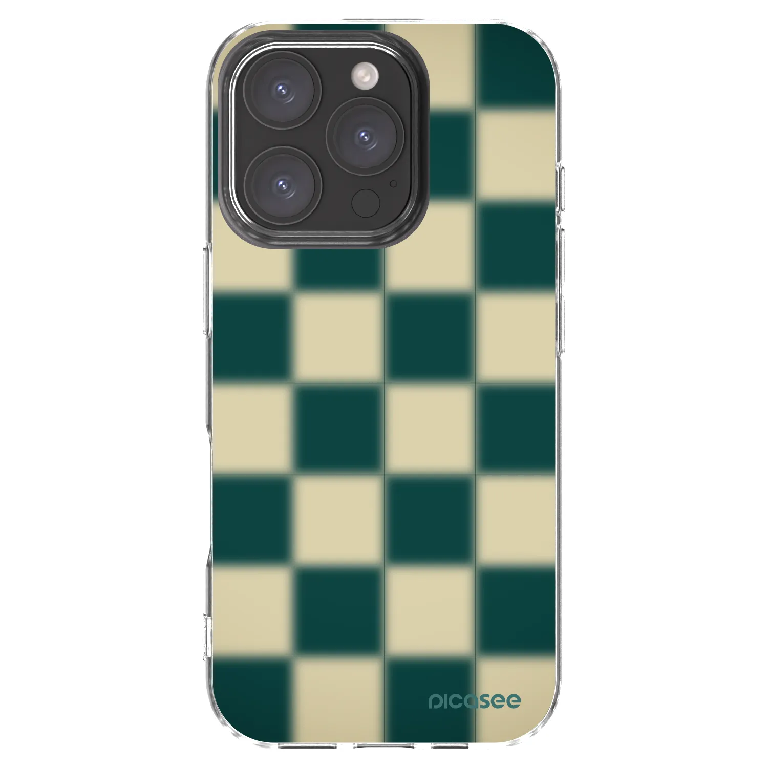 Picasee silikonový průhledný obal pro Apple iPhone 16 Pro - Shadow Chess