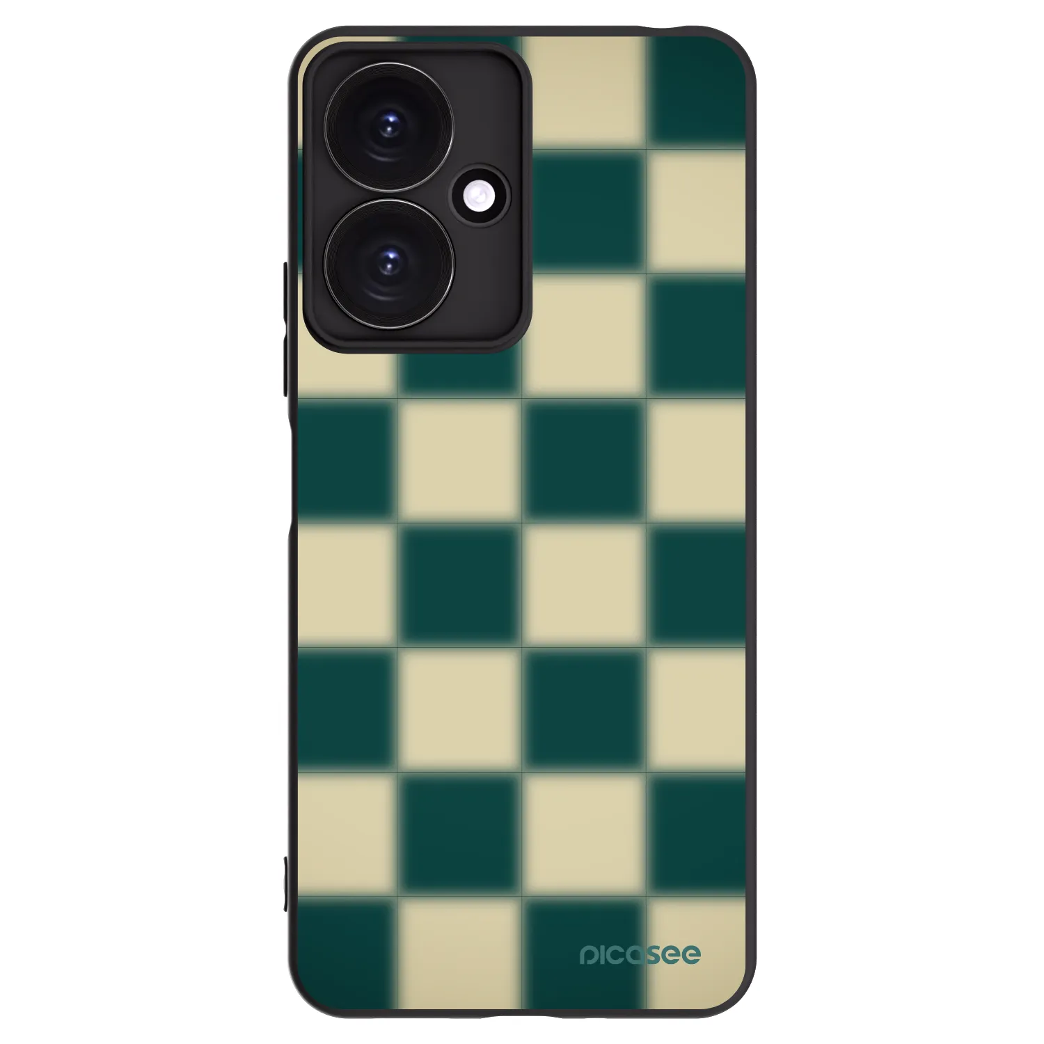 Picasee silikonový černý obal pro Xiaomi Redmi 13C 5G - Shadow Chess