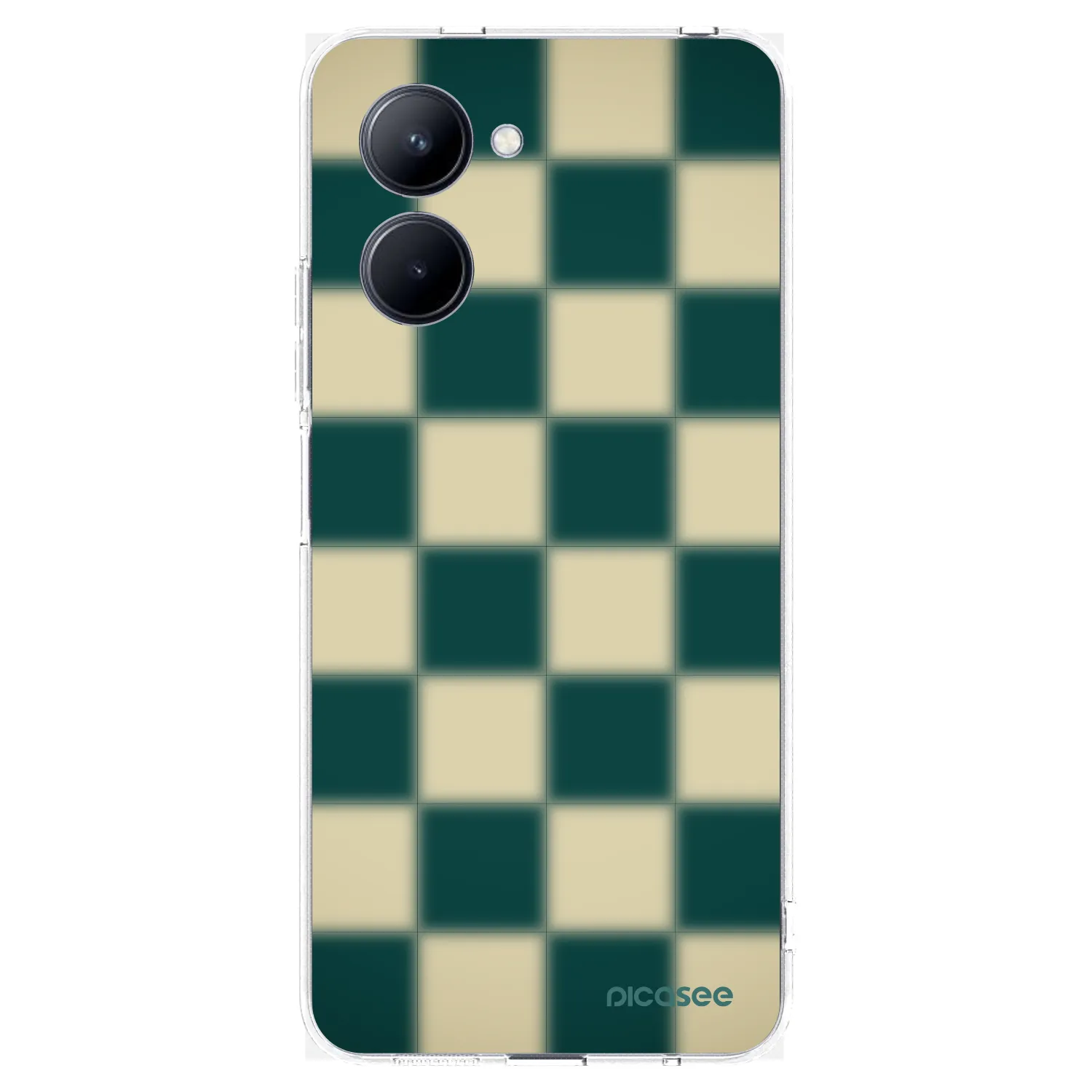 Picasee silikonový průhledný obal pro Realme C33 (2023) - Shadow Chess