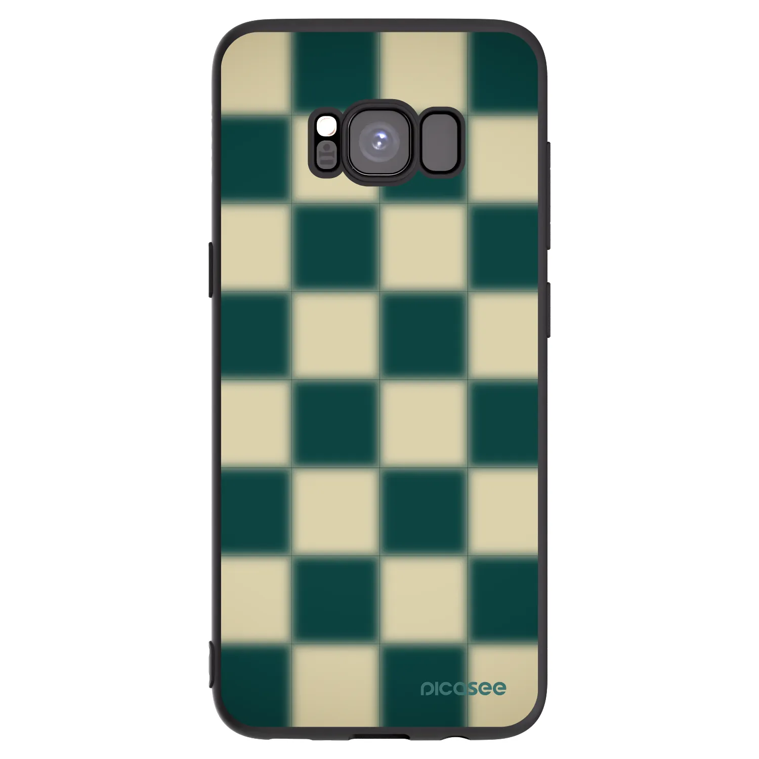 Picasee silikonový černý obal pro Samsung Galaxy S8 G950F - Shadow Chess