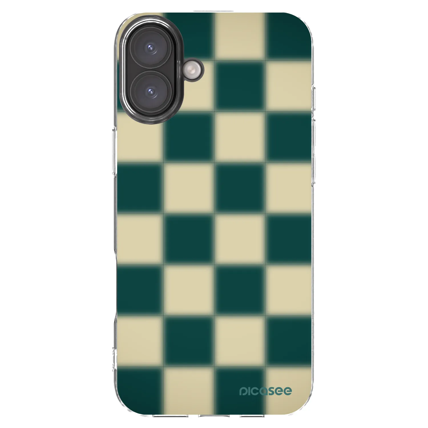 Picasee silikonový průhledný obal pro Apple iPhone 16 Plus - Shadow Chess
