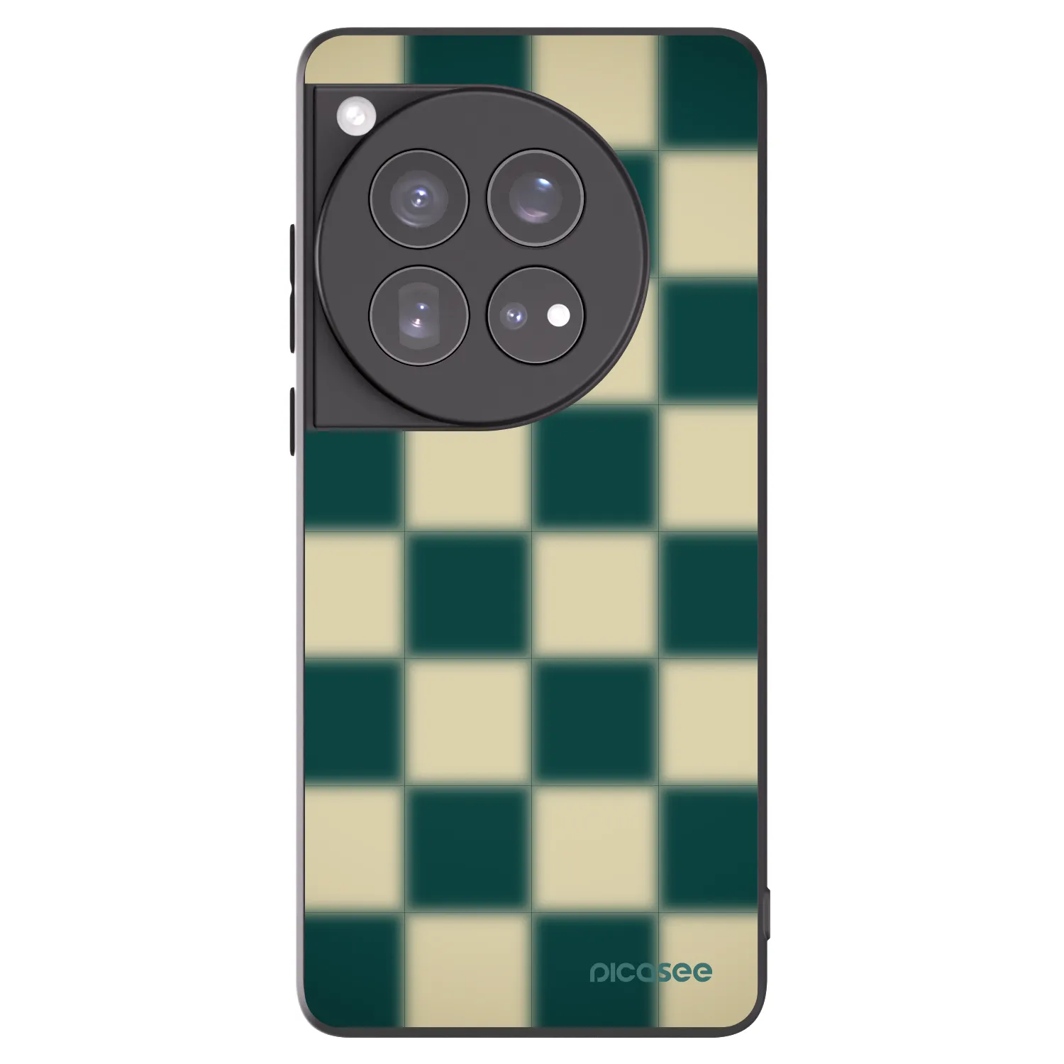Picasee silikonový černý obal pro OnePlus 12 5G - Shadow Chess