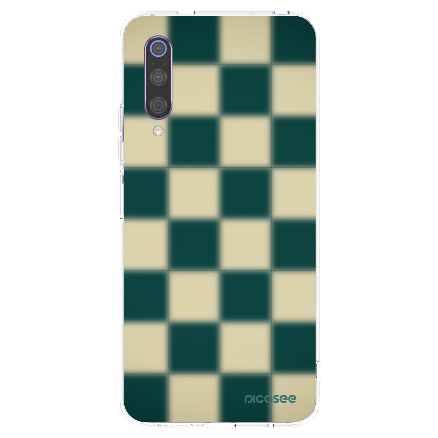 Picasee silikonový průhledný obal pro Xiaomi Mi 9 - Shadow Chess