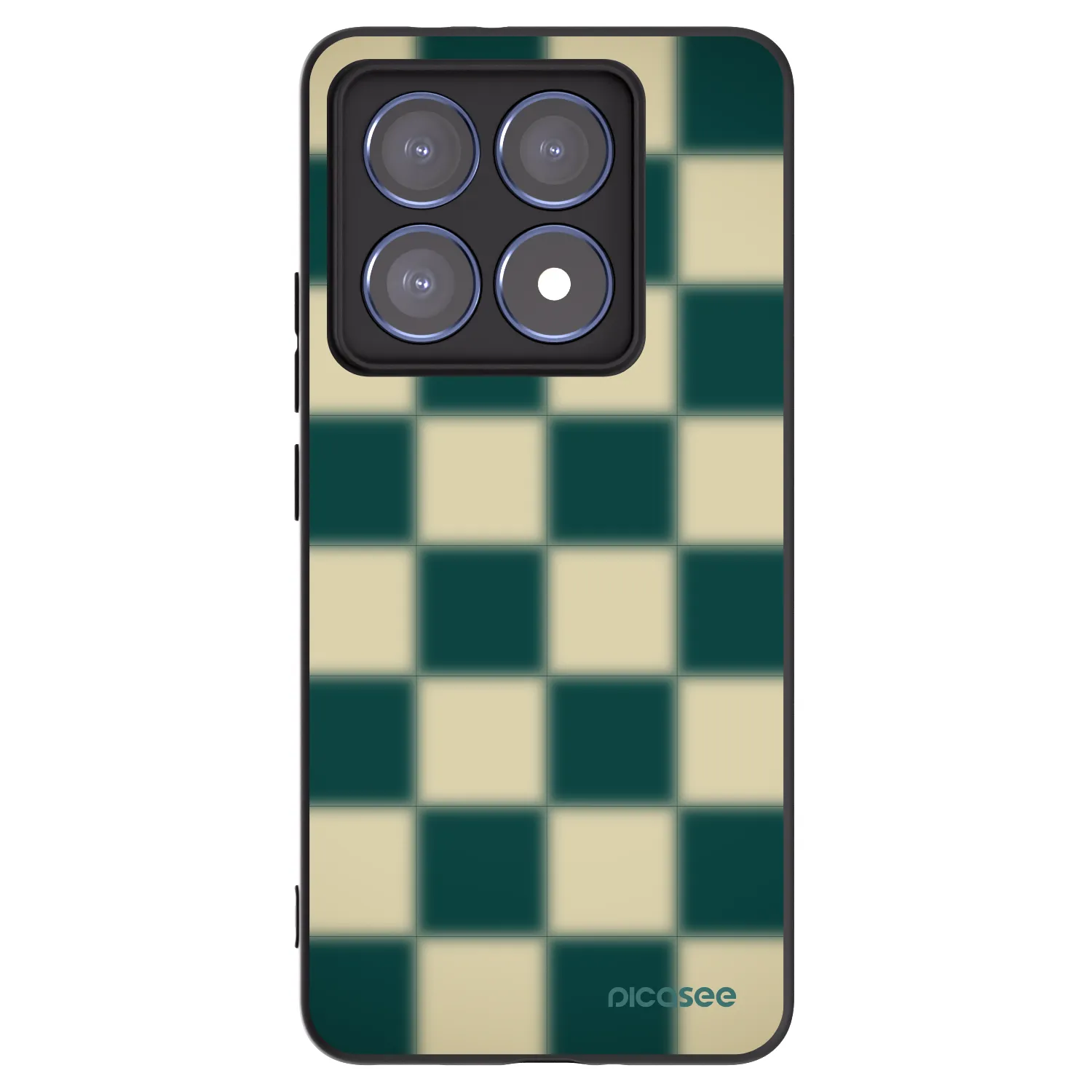 Picasee silikonový černý obal pro Xiaomi 14T Pro - Shadow Chess