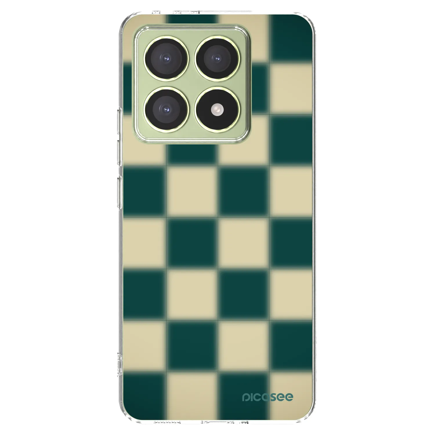 Picasee silikonový průhledný obal pro Xiaomi 14T - Shadow Chess