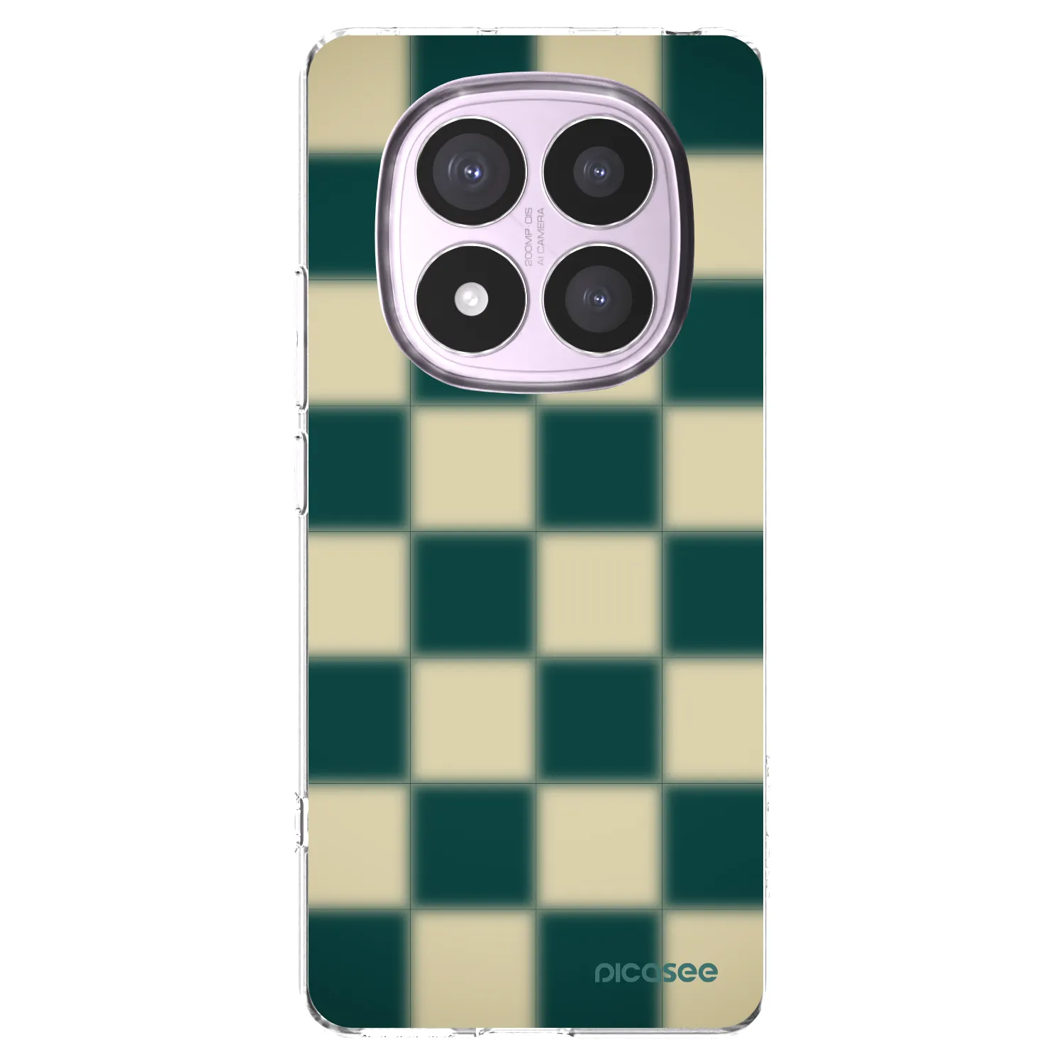 Picasee silikonový průhledný obal pro Xiaomi Redmi Note 14 Pro 5G - Shadow Chess