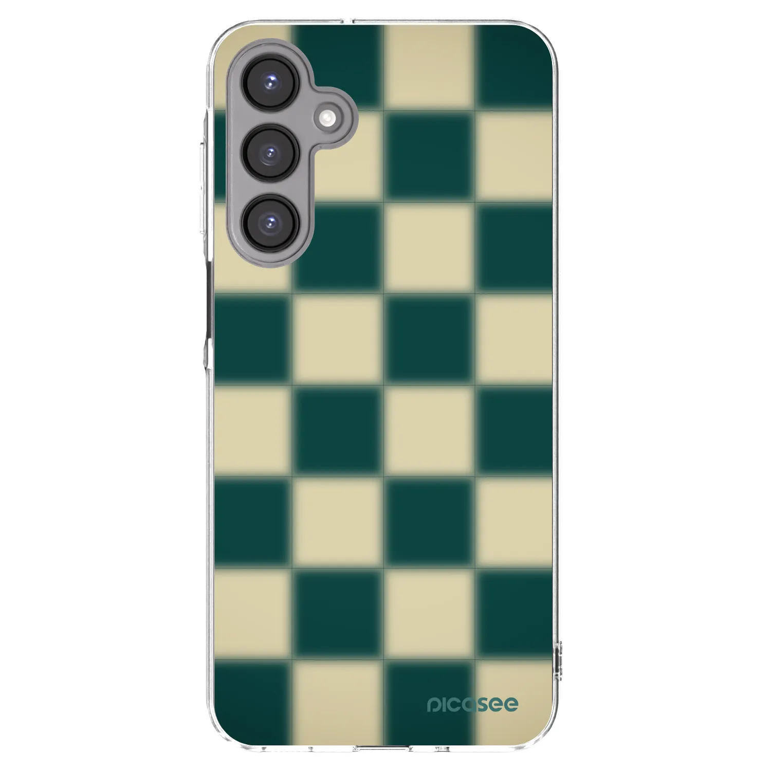 Picasee silikonový průhledný obal pro Samsung Galaxy A16 5G - Shadow Chess