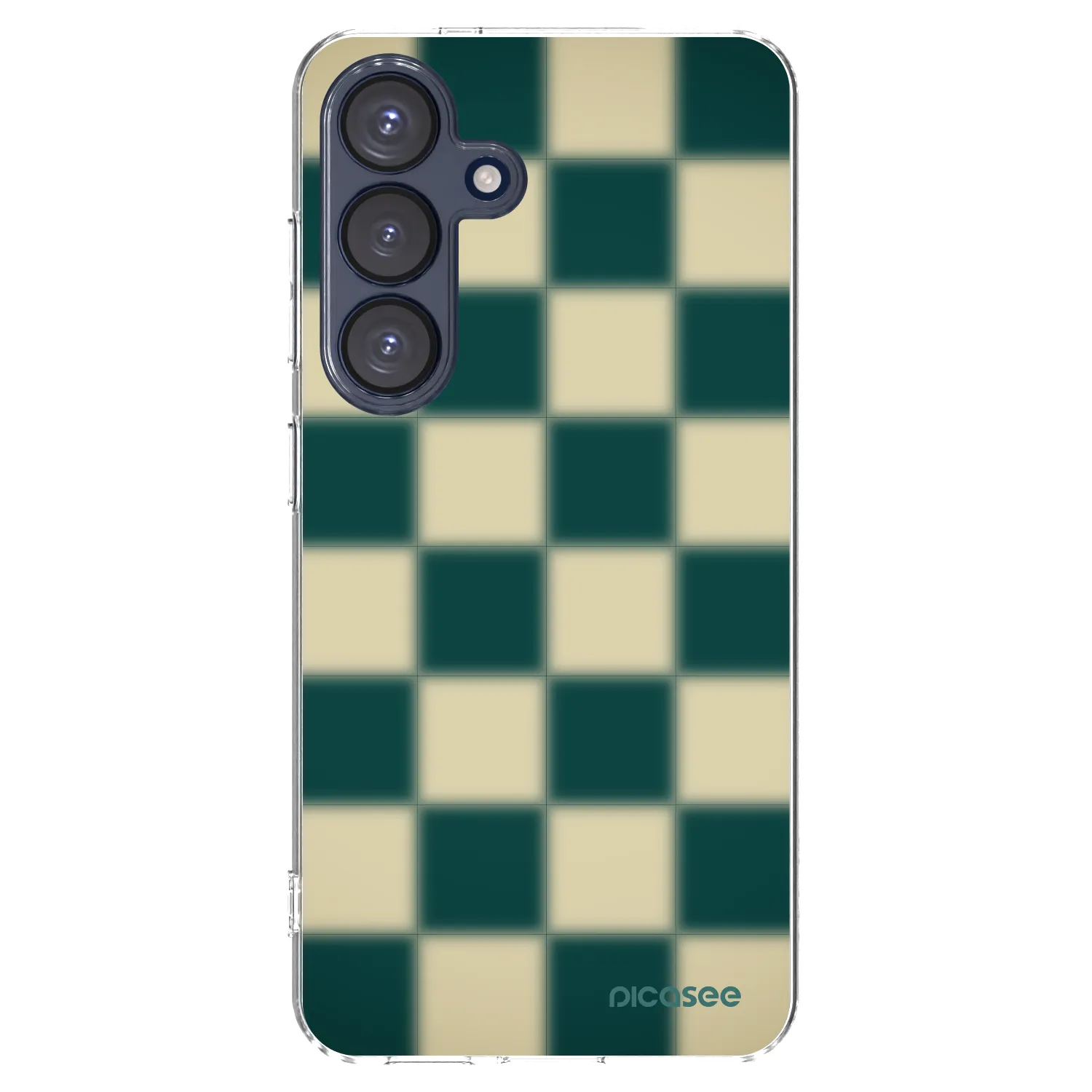 Picasee silikonový průhledný obal pro Samsung Galaxy S25 5G - Shadow Chess