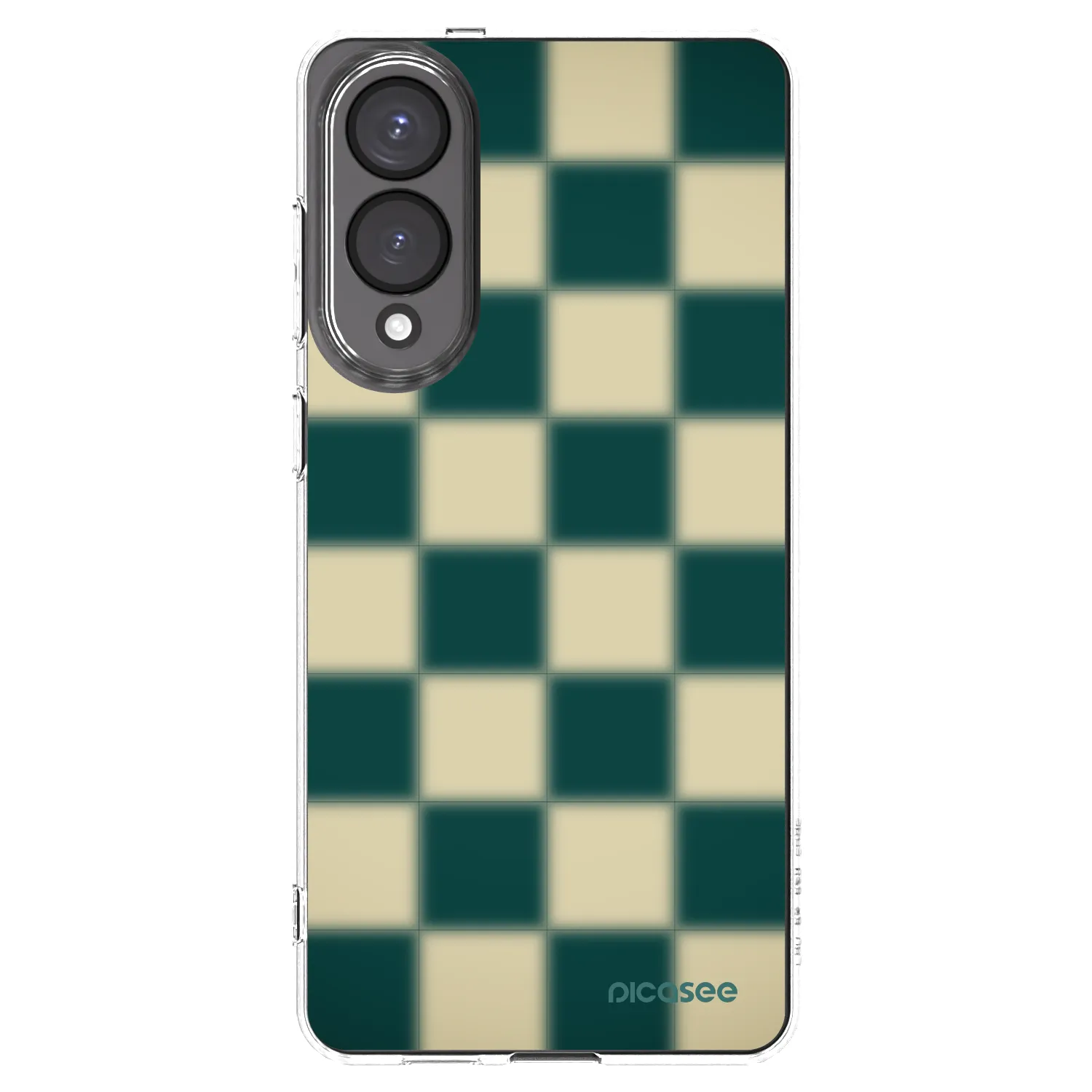 Picasee silikonový průhledný obal pro Samsung Galaxy S25 Edge 5G - Shadow Chess